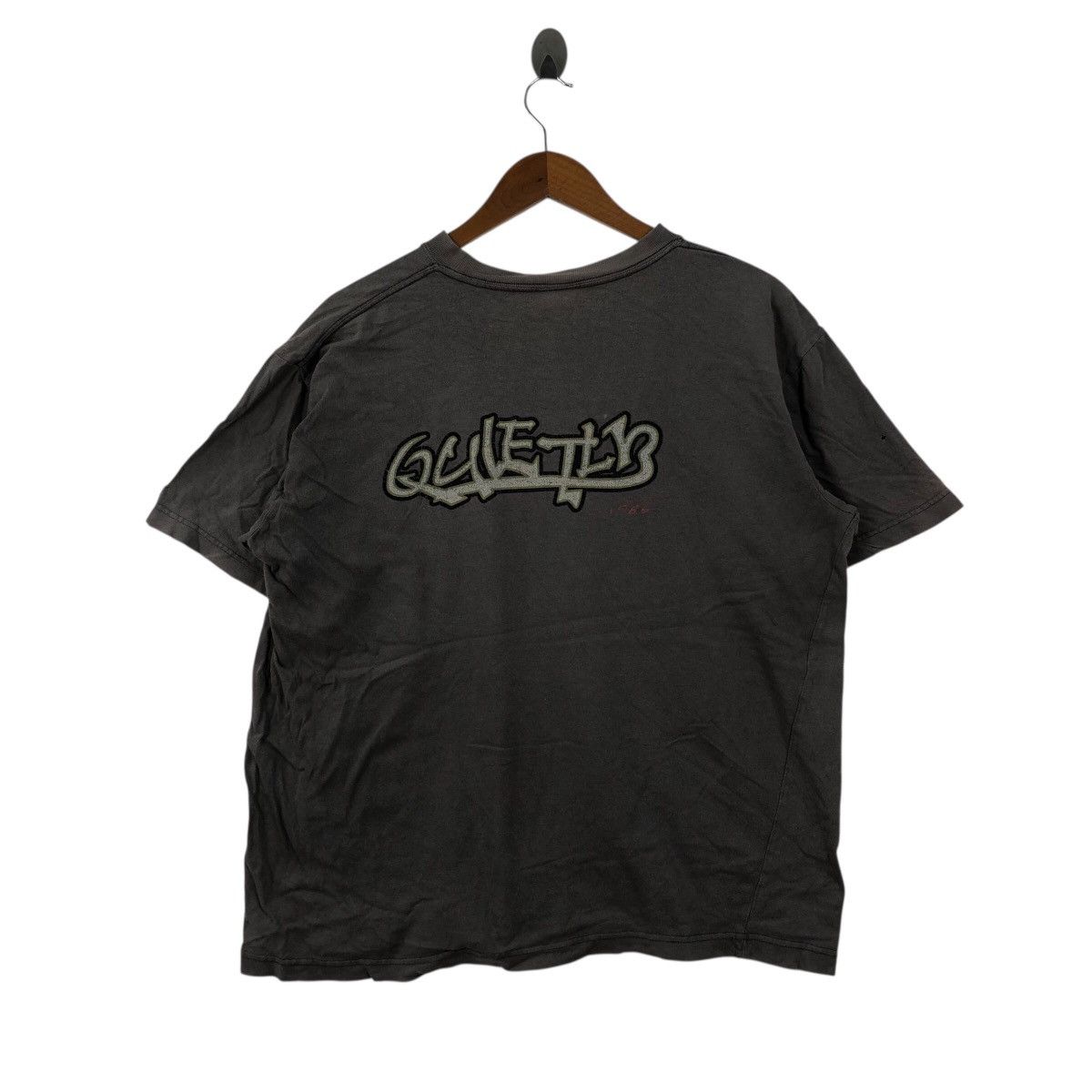 Vintage Vintage Distressed 1985 QUIETLY SKATEBOARDING Skate T-Shirt Size US XL / EU 56 / 4 - 7 Thumbnail