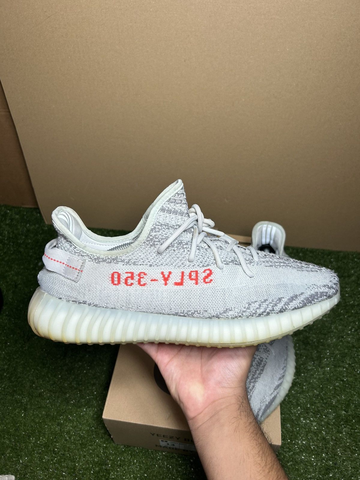 Yeezy Yeezy 350 blue tint Size US 12 / EU 45 - 5 Thumbnail