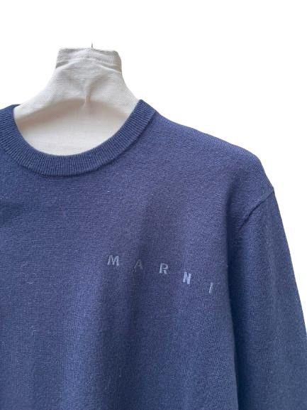 Marni o1f1d3z0326 Sweater in Blue Size US L / EU 52-54 / 3 - 2 Thumbnail