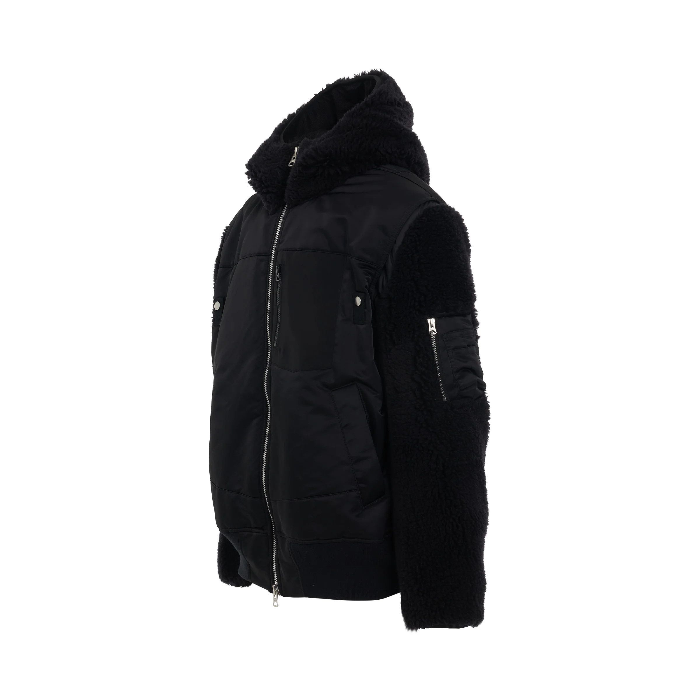 Sacai o1mris0824 Twill Blouson in Black Size US S / EU 44-46 / 1 - 2 Thumbnail