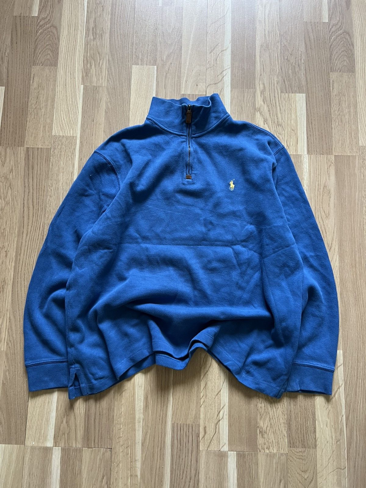Polo Ralph Lauren Polo Ralph Lauren vintage sweater 1/4 zip old money blue Size US L / EU 52-54 / 3 - 1 Thumbnail