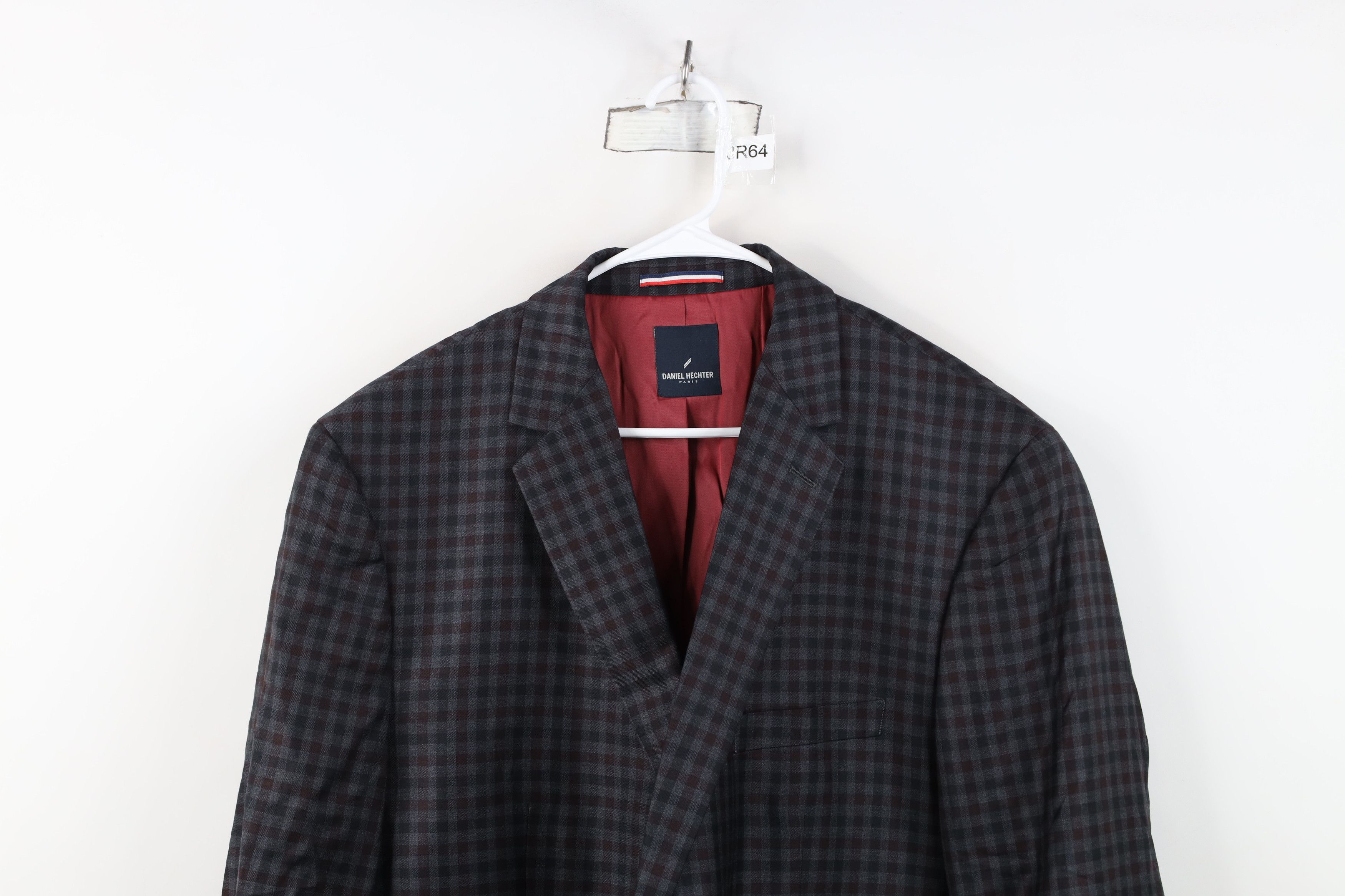 Daniel Hechter Daniel Hechter Paris Sport Coat Suit Jacket Blazer Plaid Size US XXL / EU 58 / 5 - 2 Thumbnail