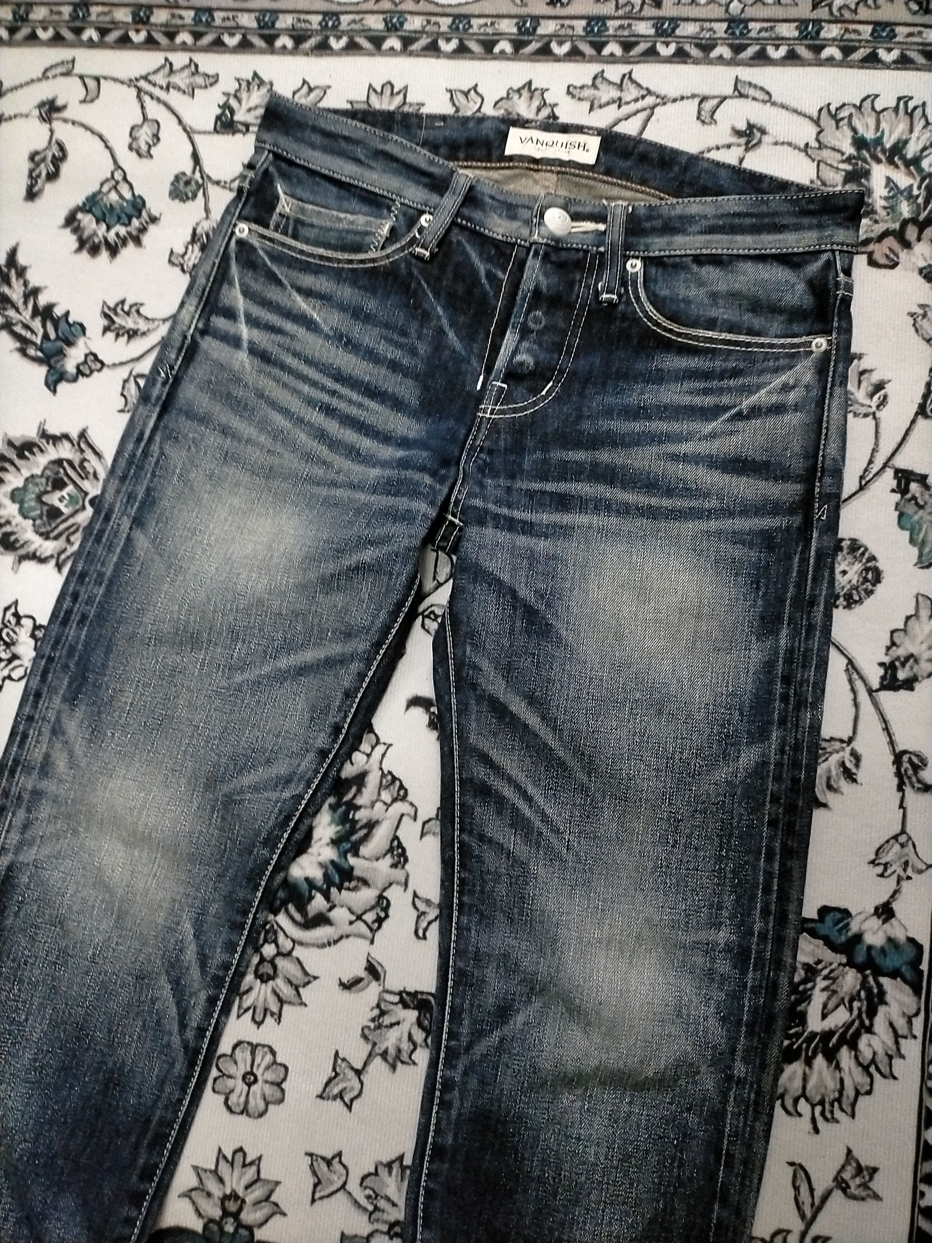 Japanese Brand 🔥 Vanquish Mudwash Jeans Size US 31 - 6 Thumbnail