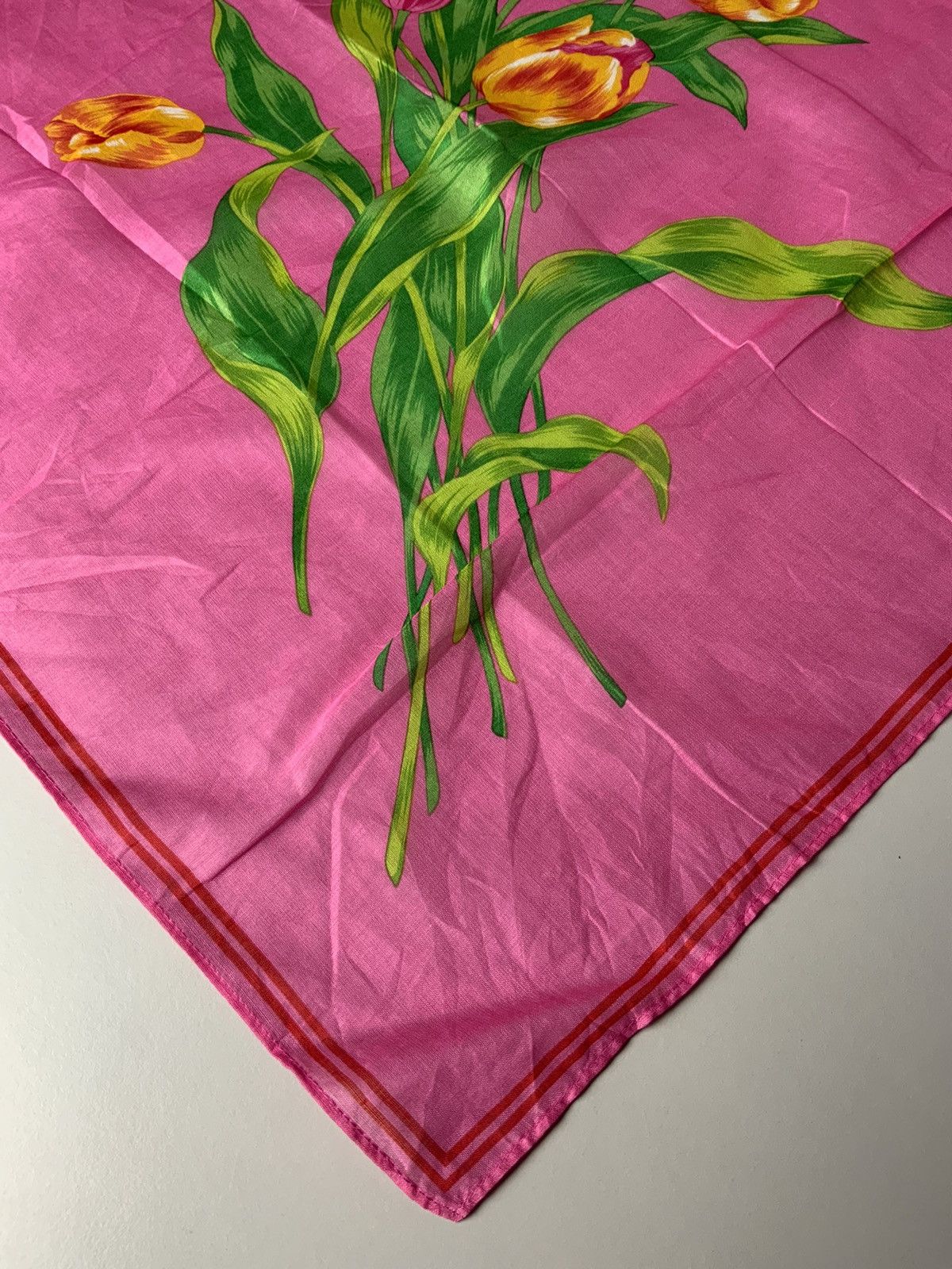 Kenzo Kenzo Paris Flower Art Bandana Handkerchief Size ONE SIZE - 9 Thumbnail