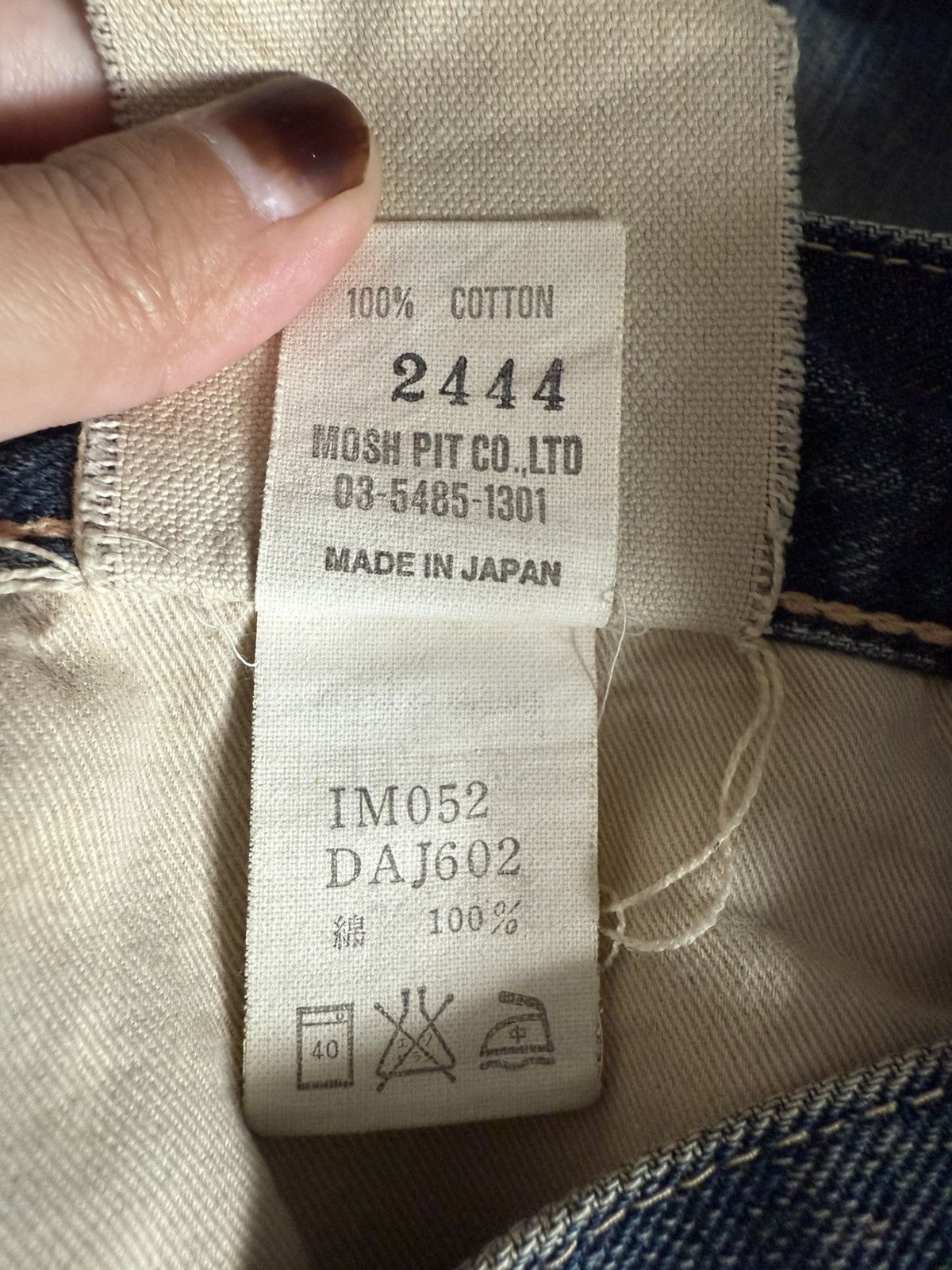 Japanese Brand Flared Jeans David Olive Accessories Faded Distressed Denim Size US 29 - 25 Thumbnail