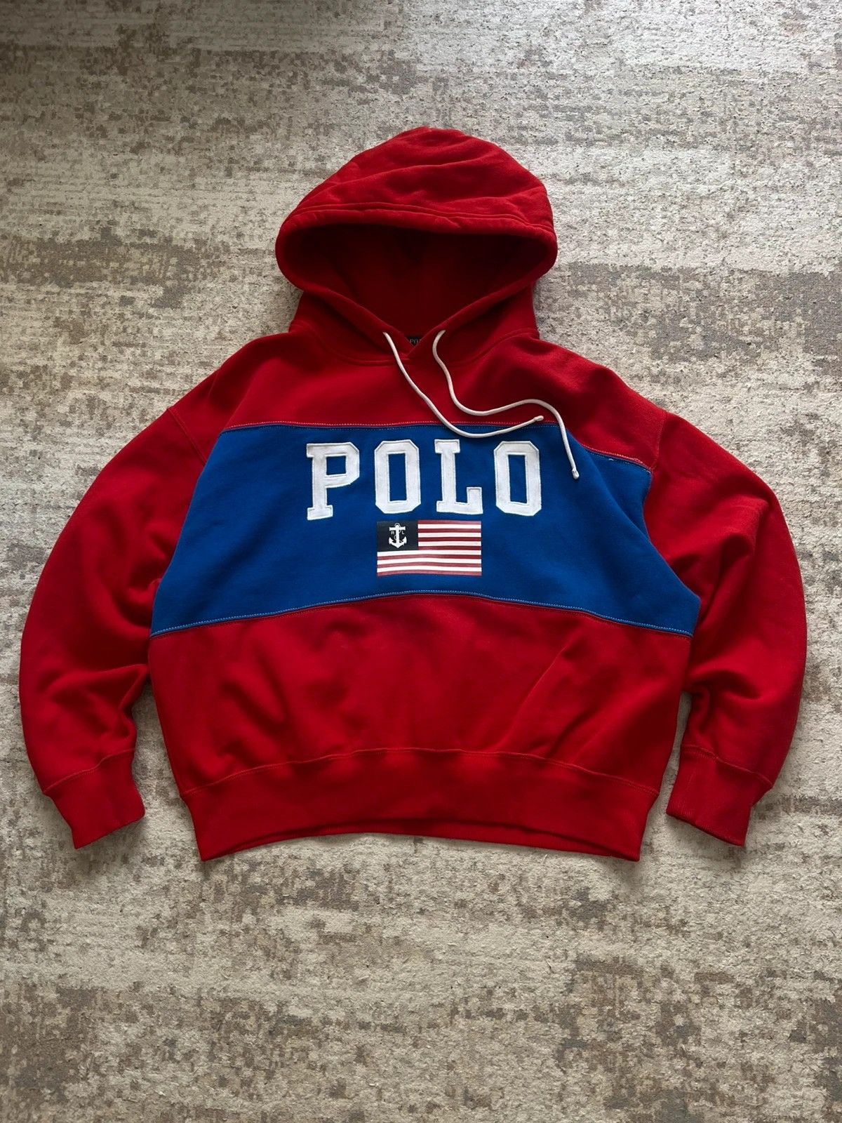 Polo Ralph Lauren Polo Ralph Lauren Spell Out Yacht Boxy Hoodie Sz M Rare Size M / US 6-8 / IT 42-44 - 1 Thumbnail
