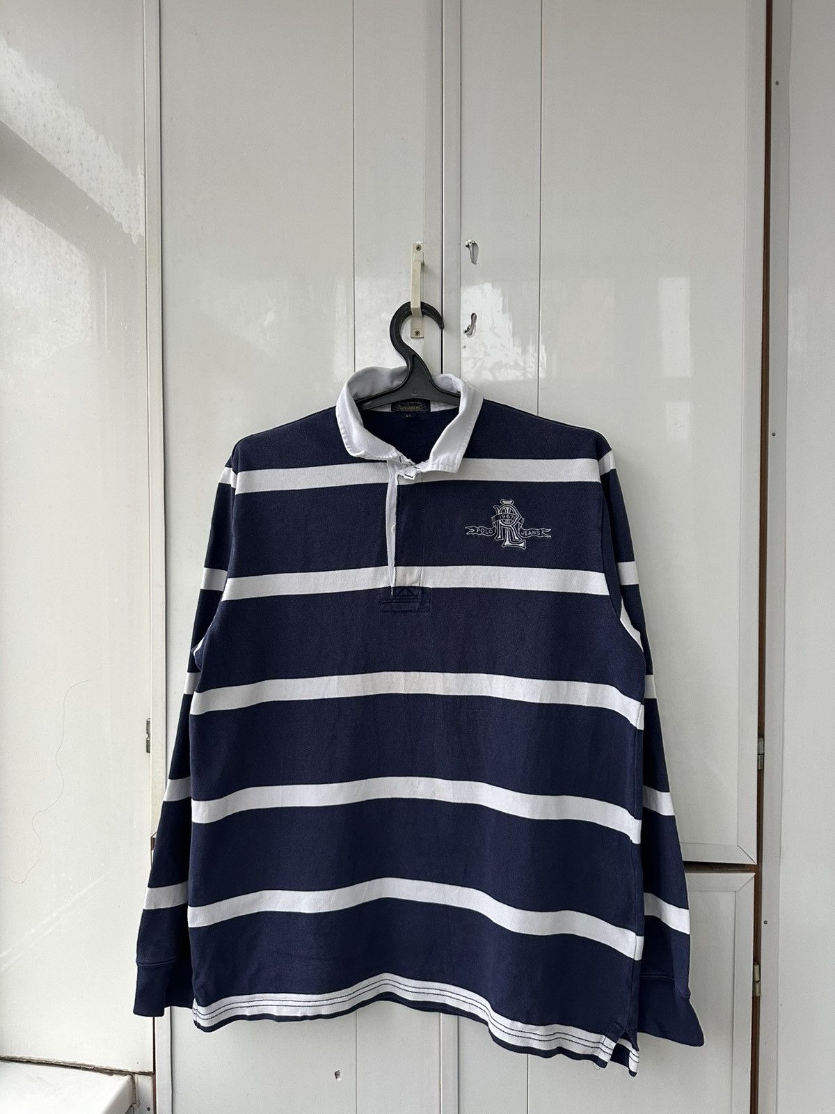 Polo Ralph Lauren Vintage Polo Ralph Lauren Rugby Sweatshirt “R” Logo Size US XL / EU 56 / 4 - 6 Thumbnail