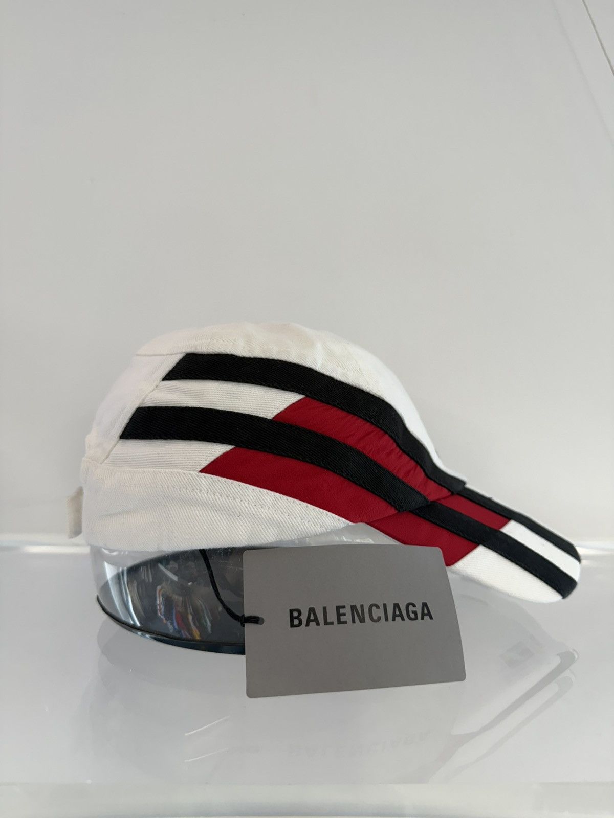 Balenciaga Balenciaga Tracksuit Striped Baseball Cap Size Large Size ONE SIZE - 6 Thumbnail