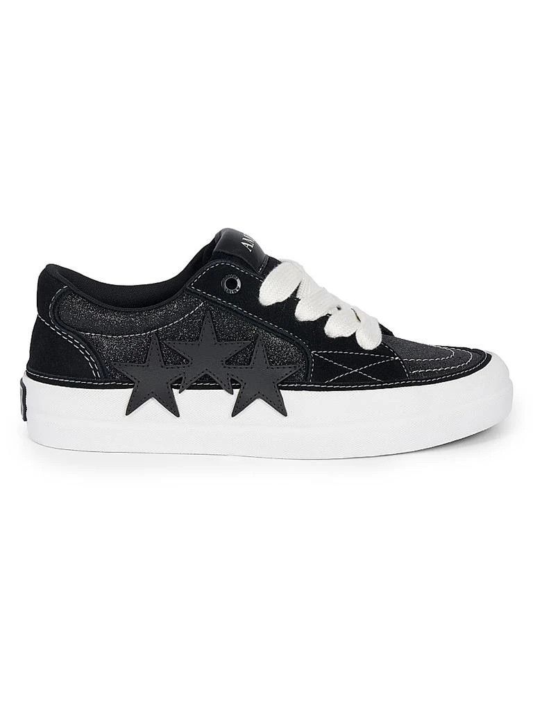 Amiri os11x1225 Glitter Sunset Skate Low-Top Sneakers in Black Size US 13 / EU 46 - 1 Thumbnail