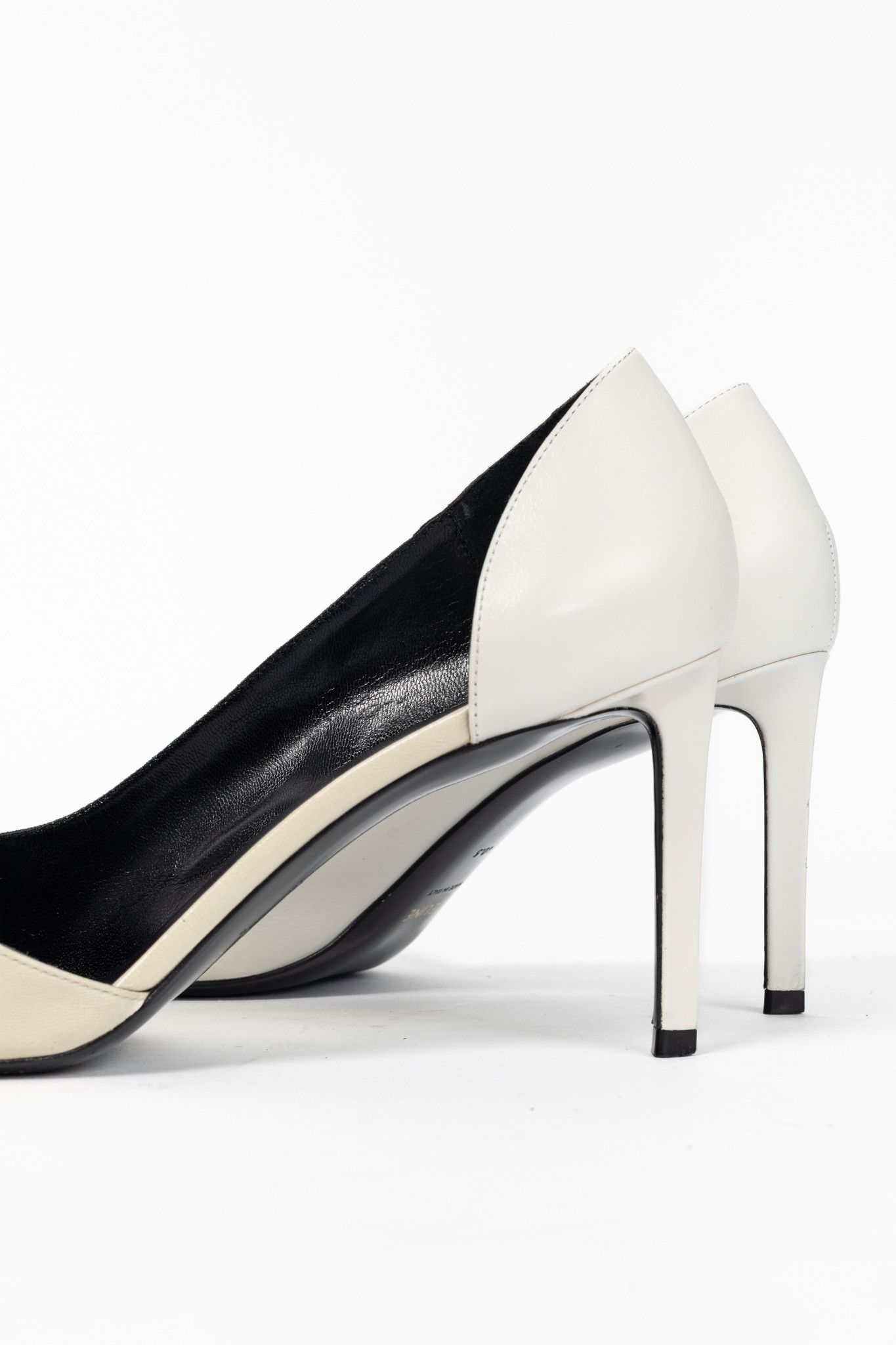 Celine Celine Ivory & Beige Two-Tone Pointed-Toe D'Orsay Pumps Size US 10 / IT 40 - 7 Thumbnail
