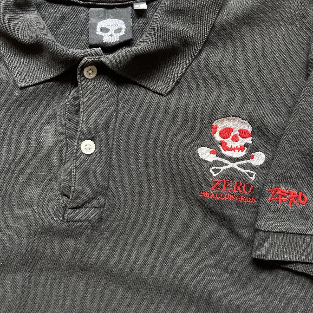 Vintage Vintage Zero Skateboard Polo Shirt Size US L / EU 52-54 / 3 - 2 Thumbnail
