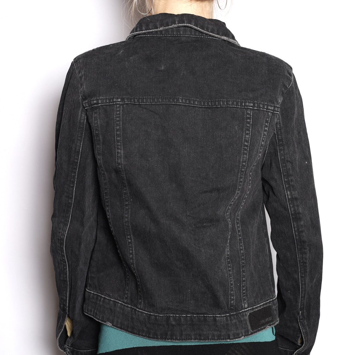 Zadig & Voltaire Zadig Voltaire Kioky Denim Jeans Black Jacket Zip Size S / US 4 / IT 40 - 3 Thumbnail