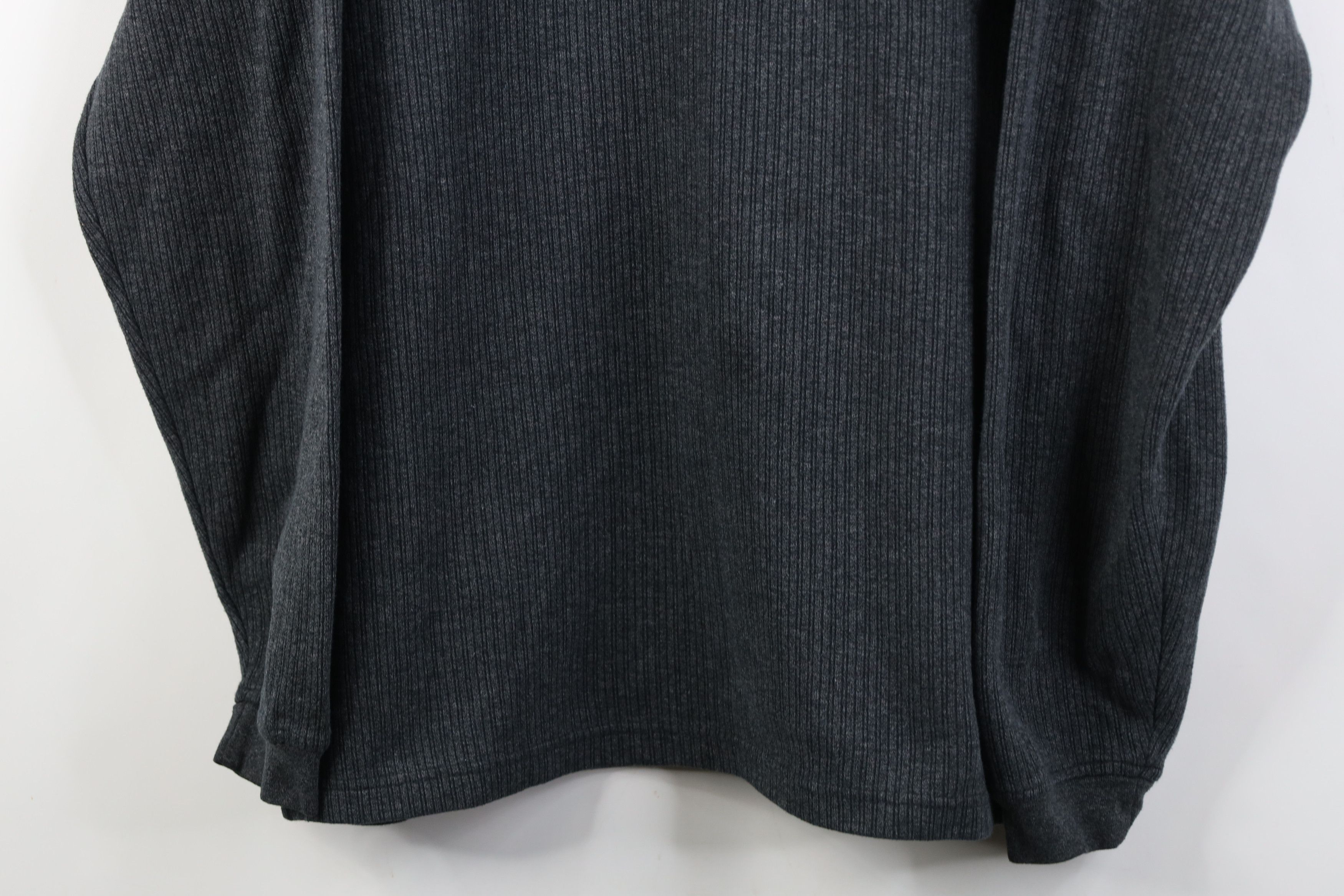 Vintage Vintage 90s Streetwear Ribbed Knit Long Sleeve Rugby Polo Size US L / EU 52-54 / 3 - 3 Thumbnail