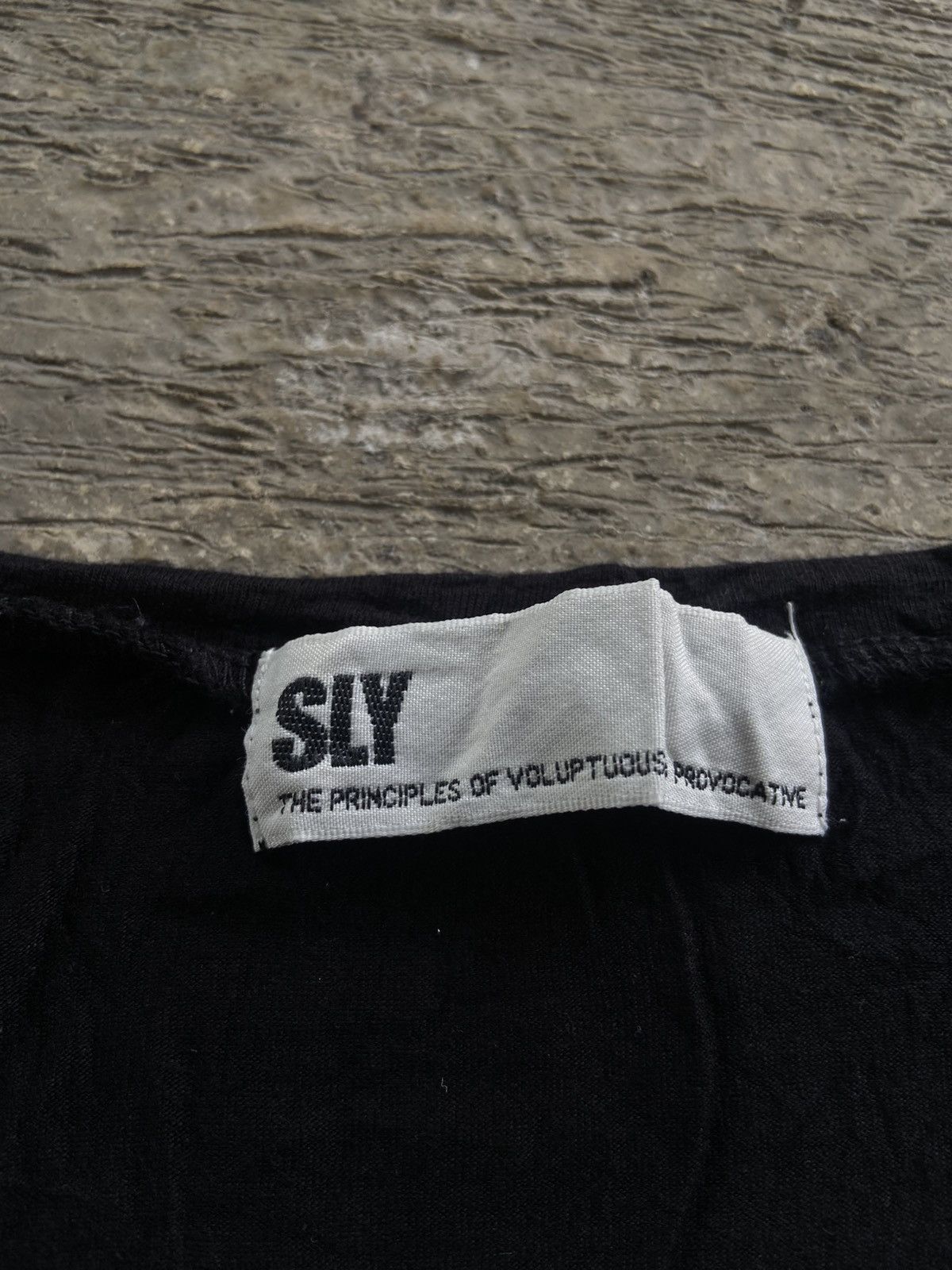 Japanese Brand 2000s SLY - Vkei Style Vneck Long Sleeve T-Shirt Size S / US 4 / IT 40 - 4 Thumbnail