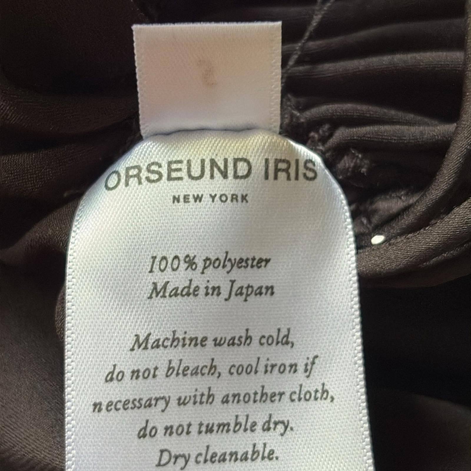 Orseund Iris ORSEUND IRIS Ruched Satin Dress Black Size Small Size S / US 4 / IT 40 - 12 Thumbnail