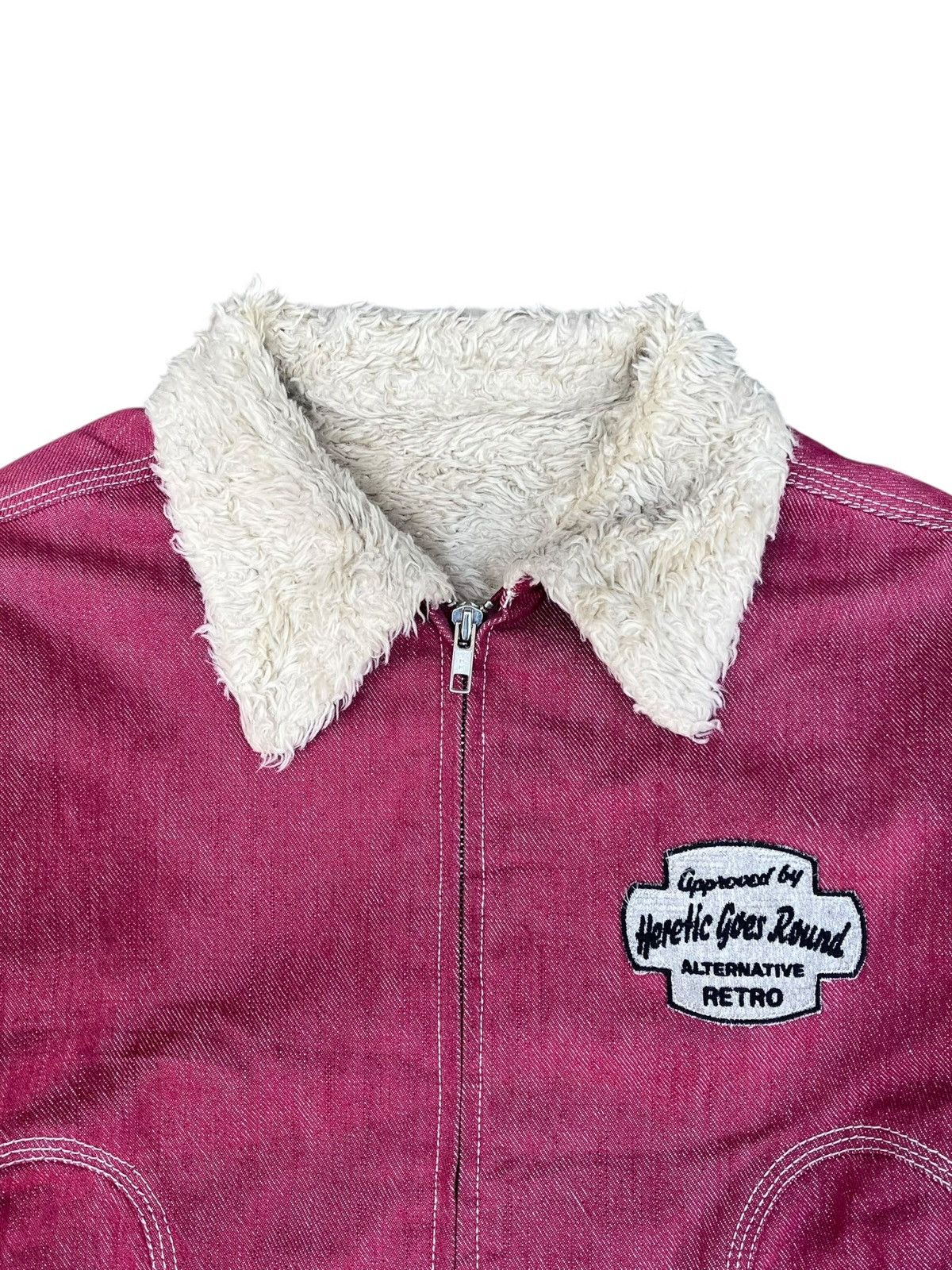 Japanese Brand Alternative Retro Denim Jacket Sherpa Size US M / EU 48-50 / 2 - 4 Thumbnail