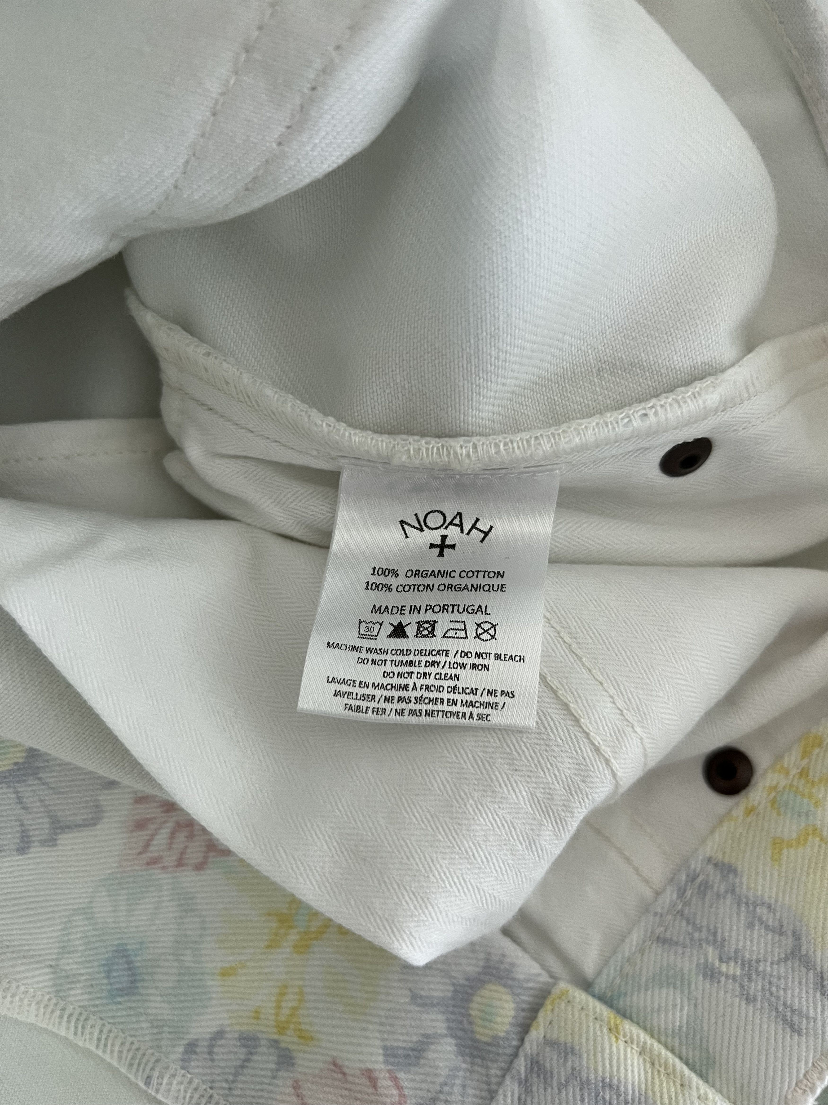 Noah Noah Floral Pleated Jeans in White Size US 32 / EU 48 - 7 Thumbnail