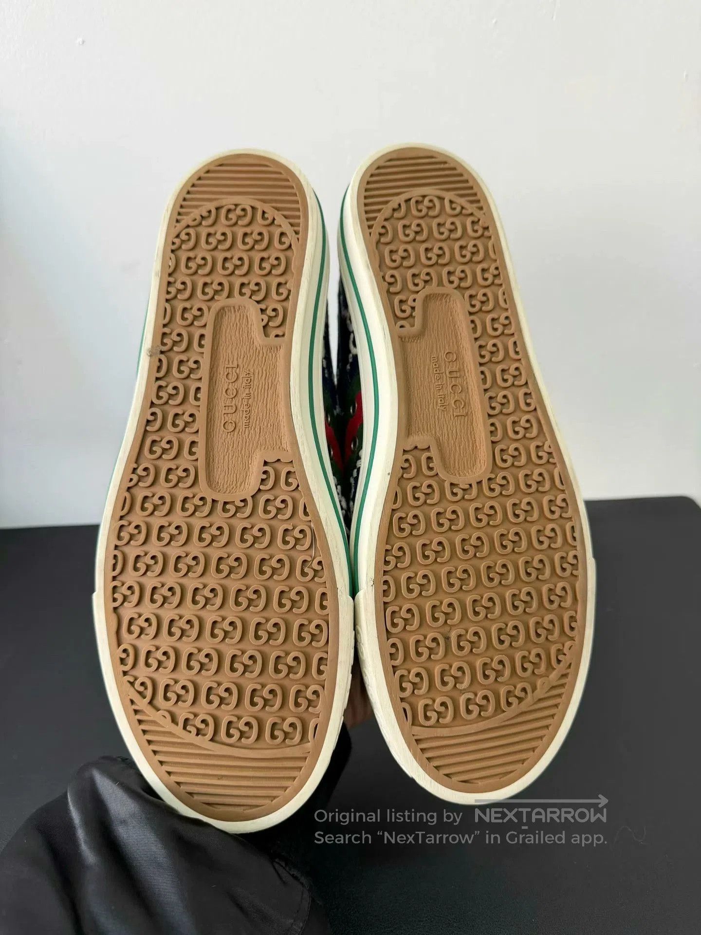 Gucci gucci 1977 vintage sneakers in navy green. Size US 9.5 / EU 42-43 - 7 Thumbnail