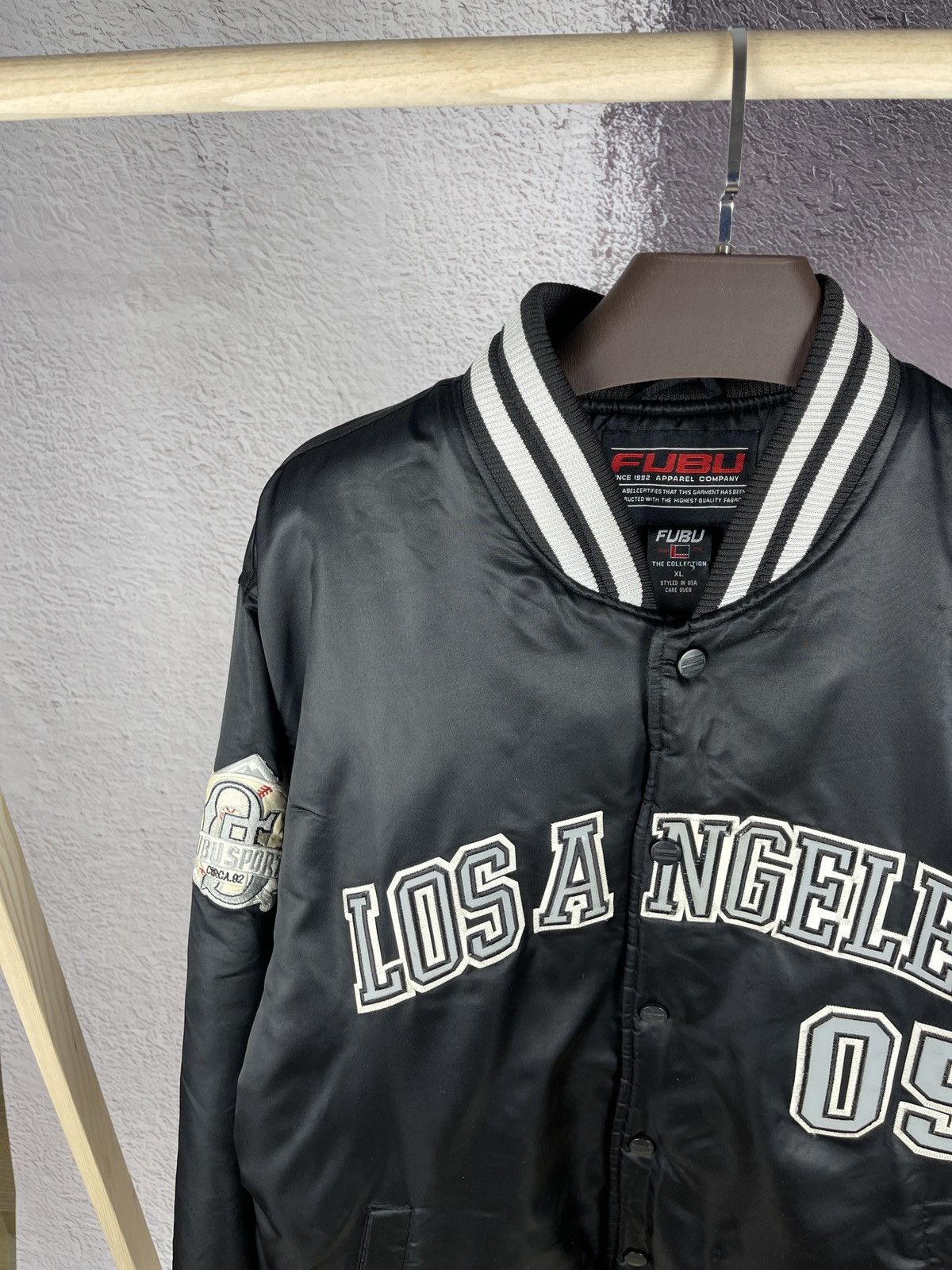 Fubu Fubu Vintage Bomber Jacket 90s 80s Los Angeles hip-hop rap Size US XL / EU 56 / 4 - 3 Thumbnail