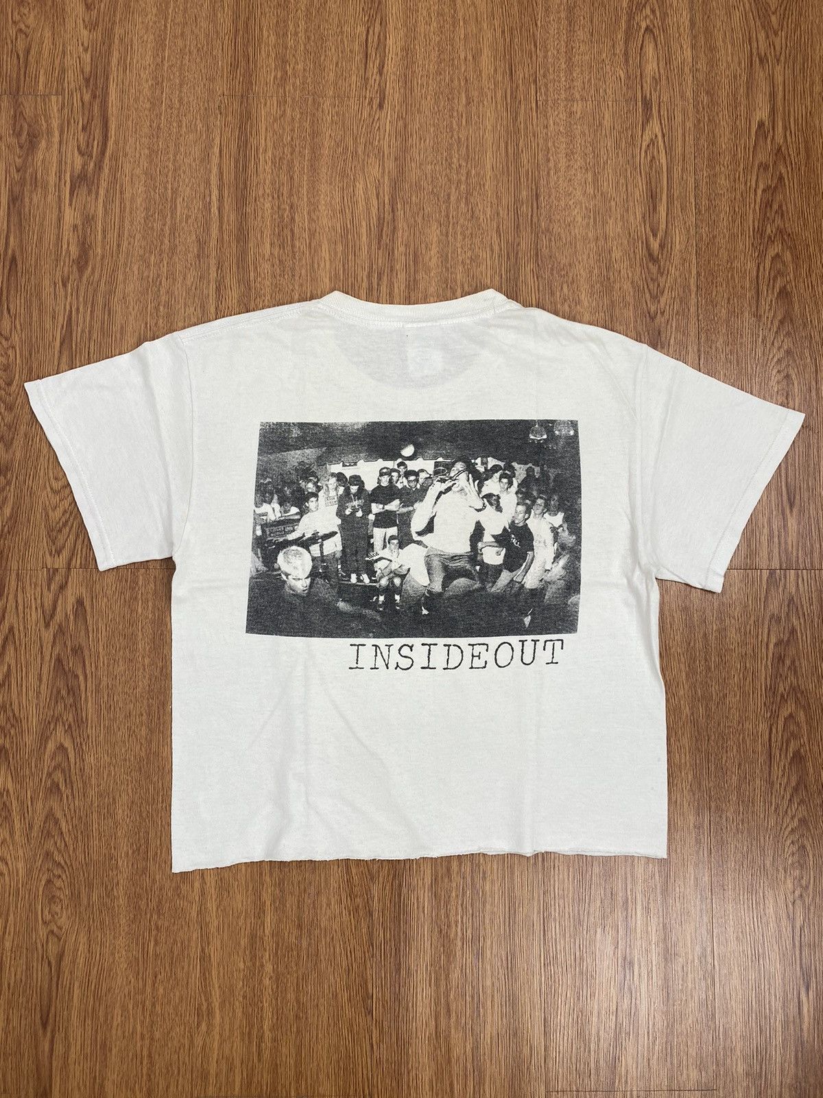 Inside out crop t-shirt