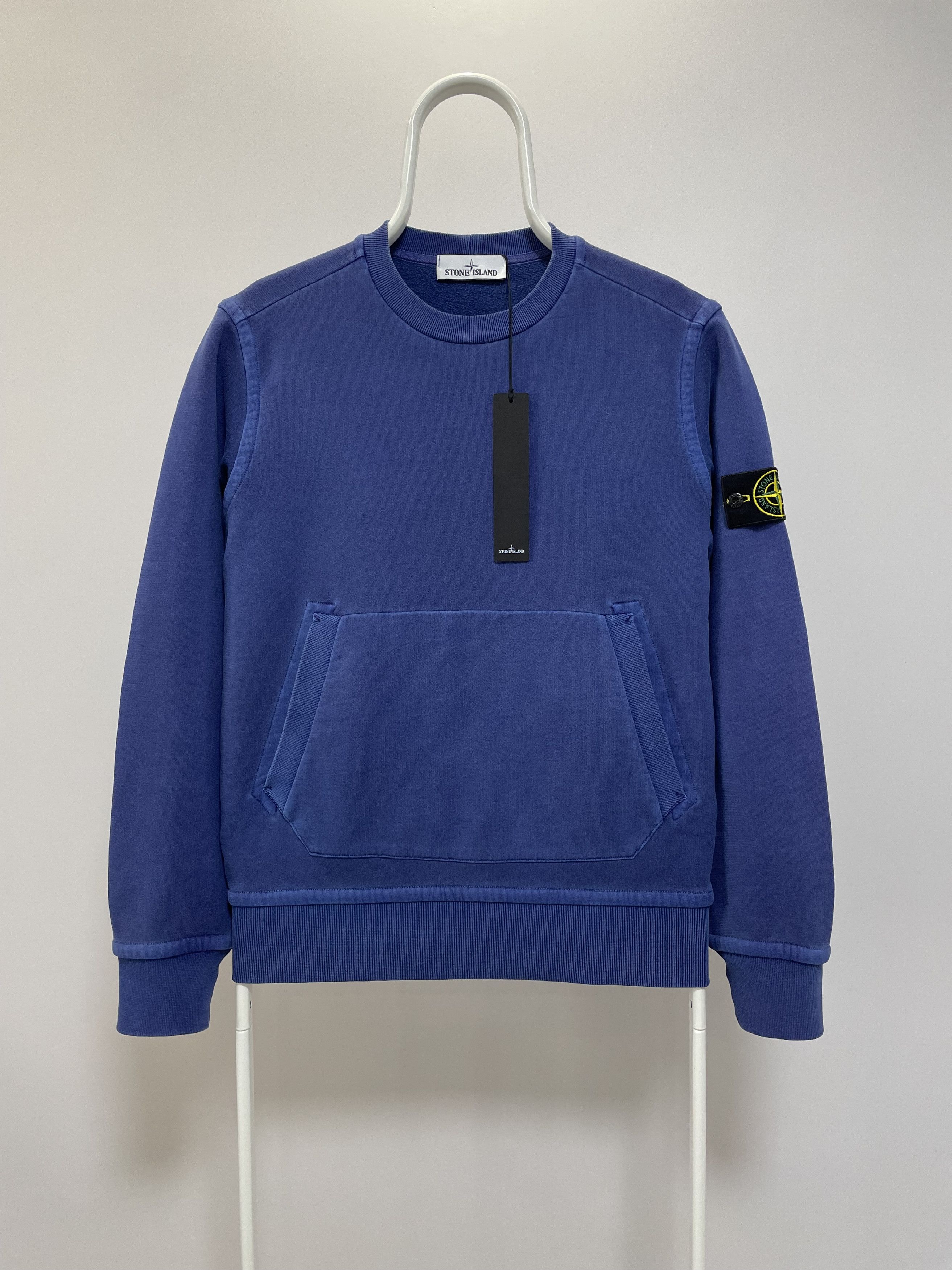Stone Island STONE ISLAND Sweatshirt Garment Dyed Washed Pocket Crewneck Size US M / EU 48-50 / 2 - 2 Thumbnail