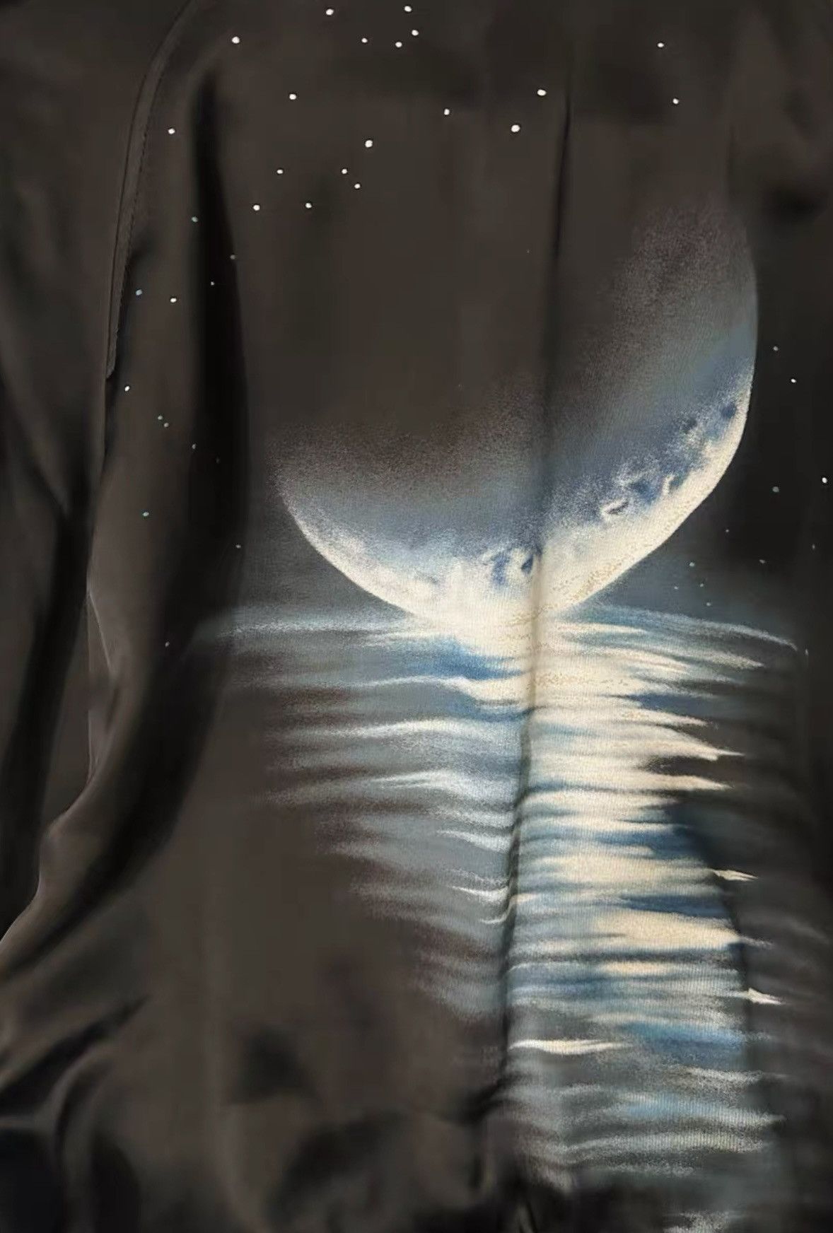 Saint Laurent Paris Saint Laurent SLP 2016FW “Moon Over the Sea” Varsity Jacket Size US L / EU 52-54 / 3 - 2 Thumbnail