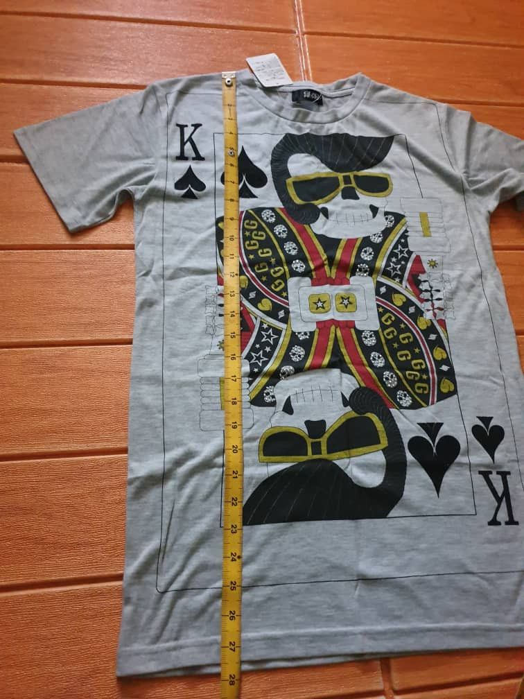 Japanese Brand Glad News skull grey colour shirt Size US S / EU 44-46 / 1 - 9 Thumbnail