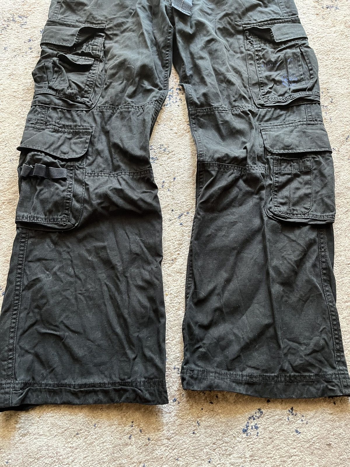 Hysteric Glamour × Japanese Brand Vintage Rick Owens Junya Watanabe Style Black Jeans Size US 32 / EU 48 - 2 Thumbnail