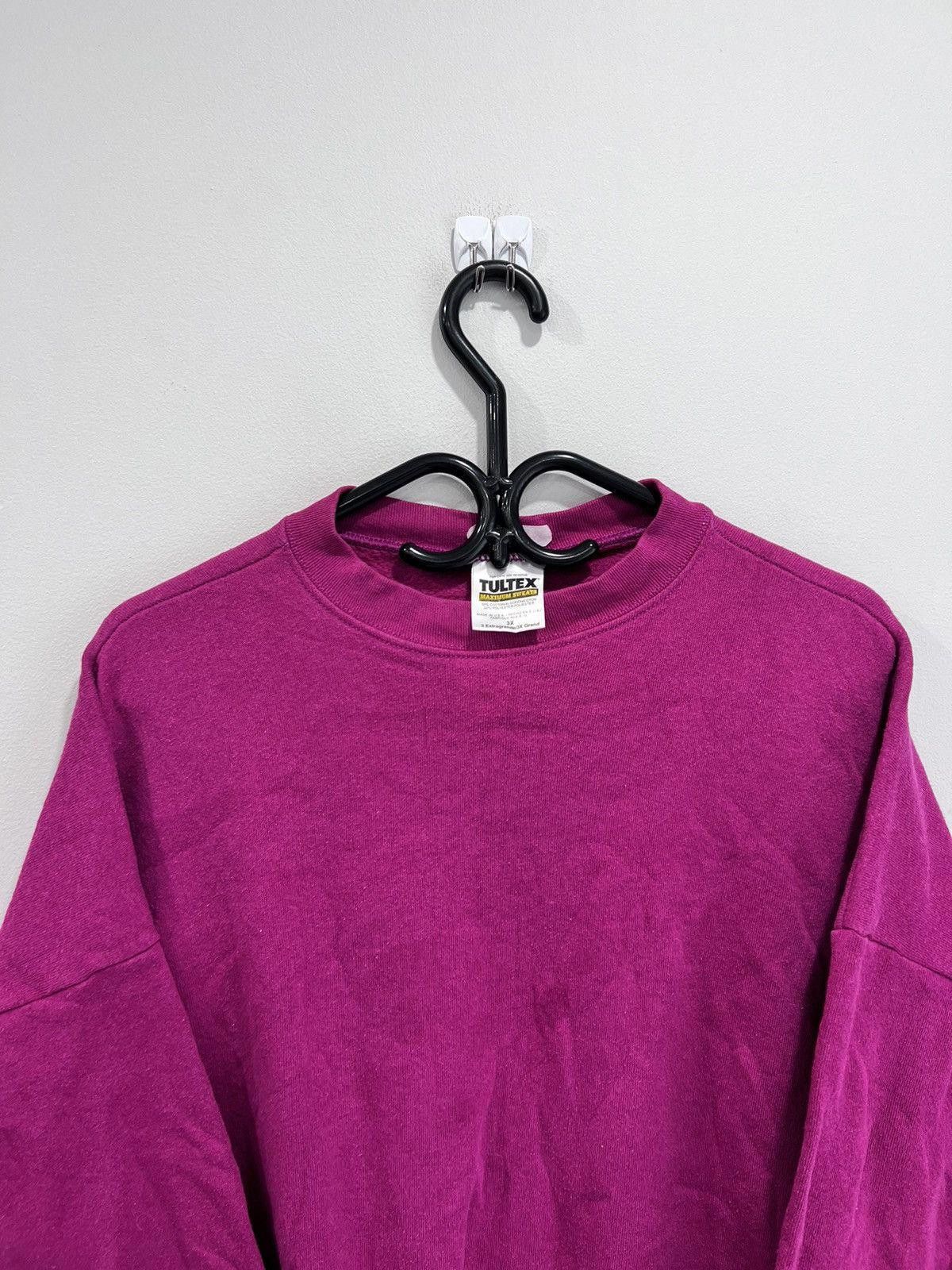 Vintage Vintage womens 90s Blank sweater sweatshirt 3xl pink Size 3XL / US 20-22 - 4 Thumbnail