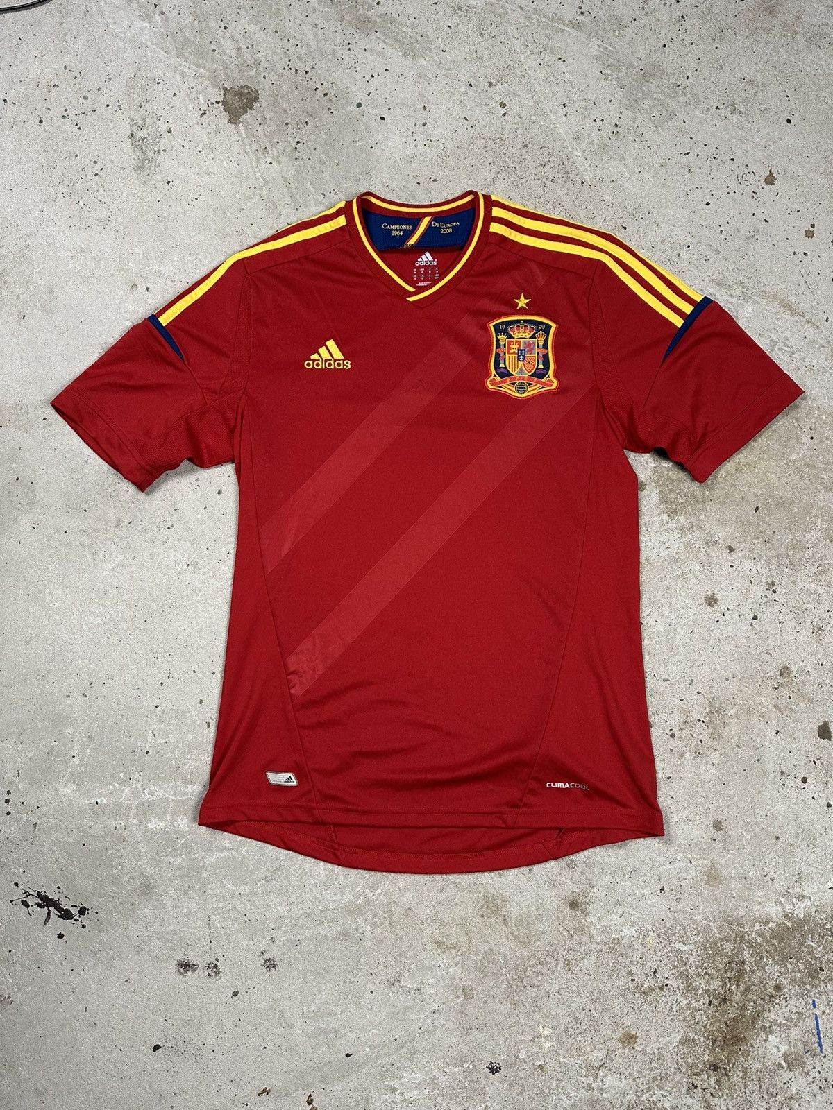 Adidas Adidas x Spain 2011/2012 Home Jersey EURO 2012 Winners Size US M / EU 48-50 / 2 - 1 Thumbnail