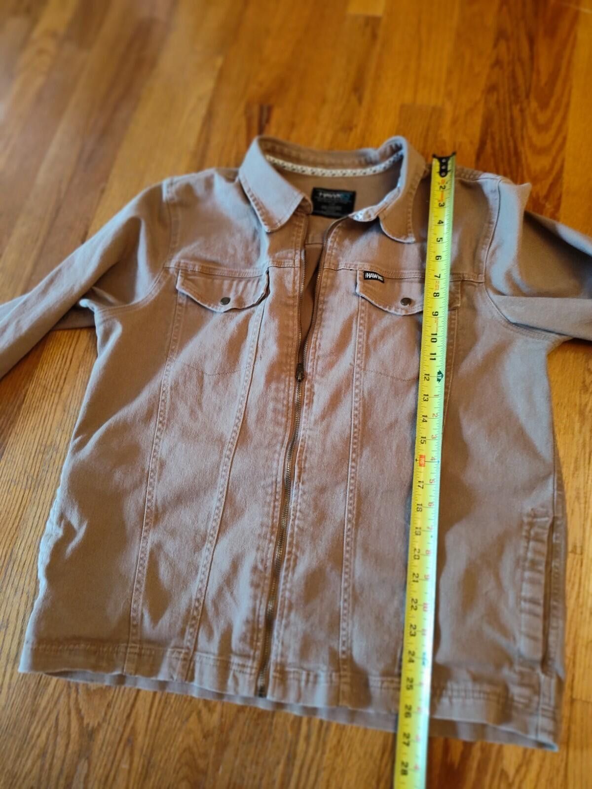 Tony Hawk Tony Hawk Twill Khaki Trucker Jacket Full Zip Men's Size L Size US L / EU 52-54 / 3 - 10 Thumbnail
