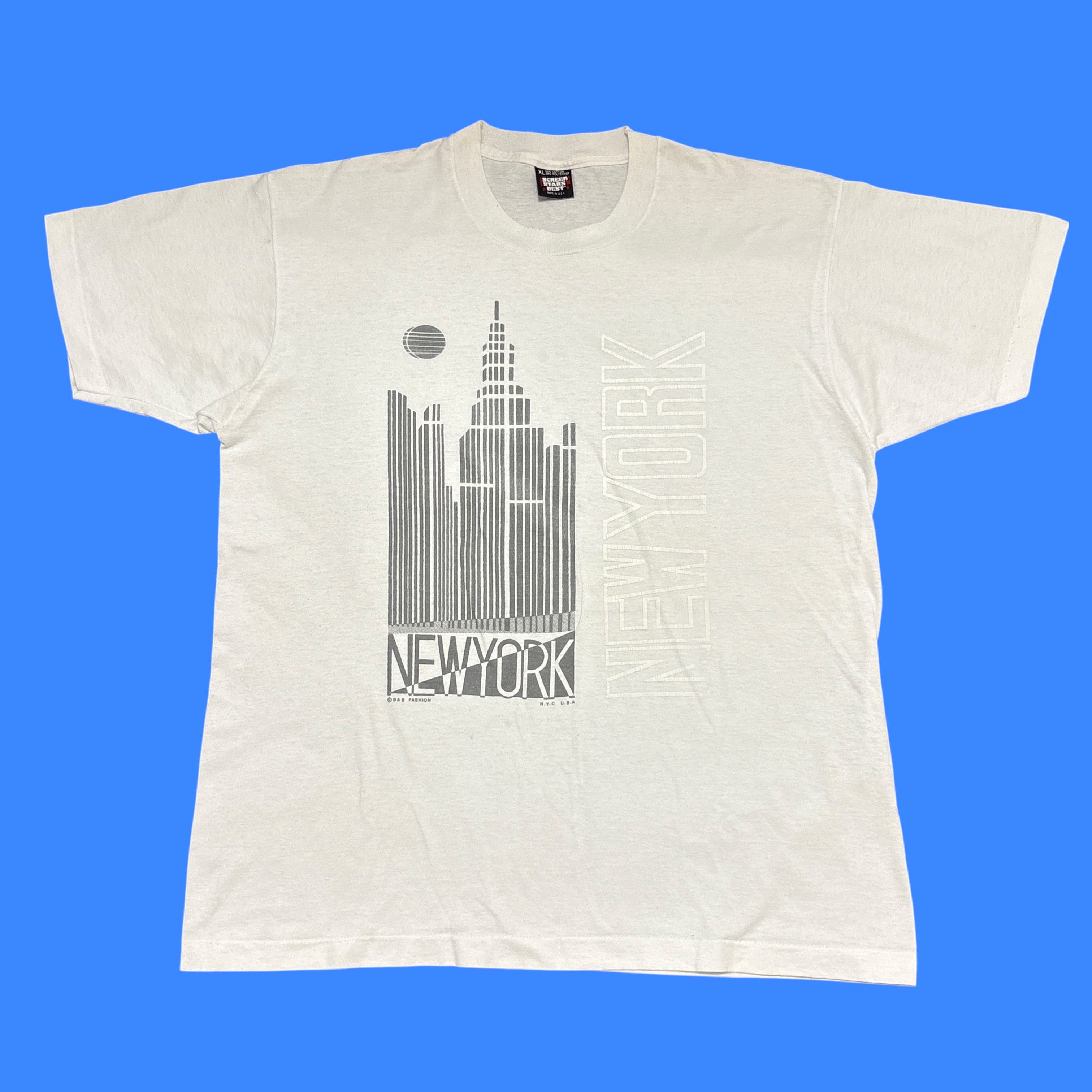 Vintage Vintage New York City Shirt NYC 90s Single Stitch Art Tee Size US XL / EU 56 / 4 - 1 Thumbnail
