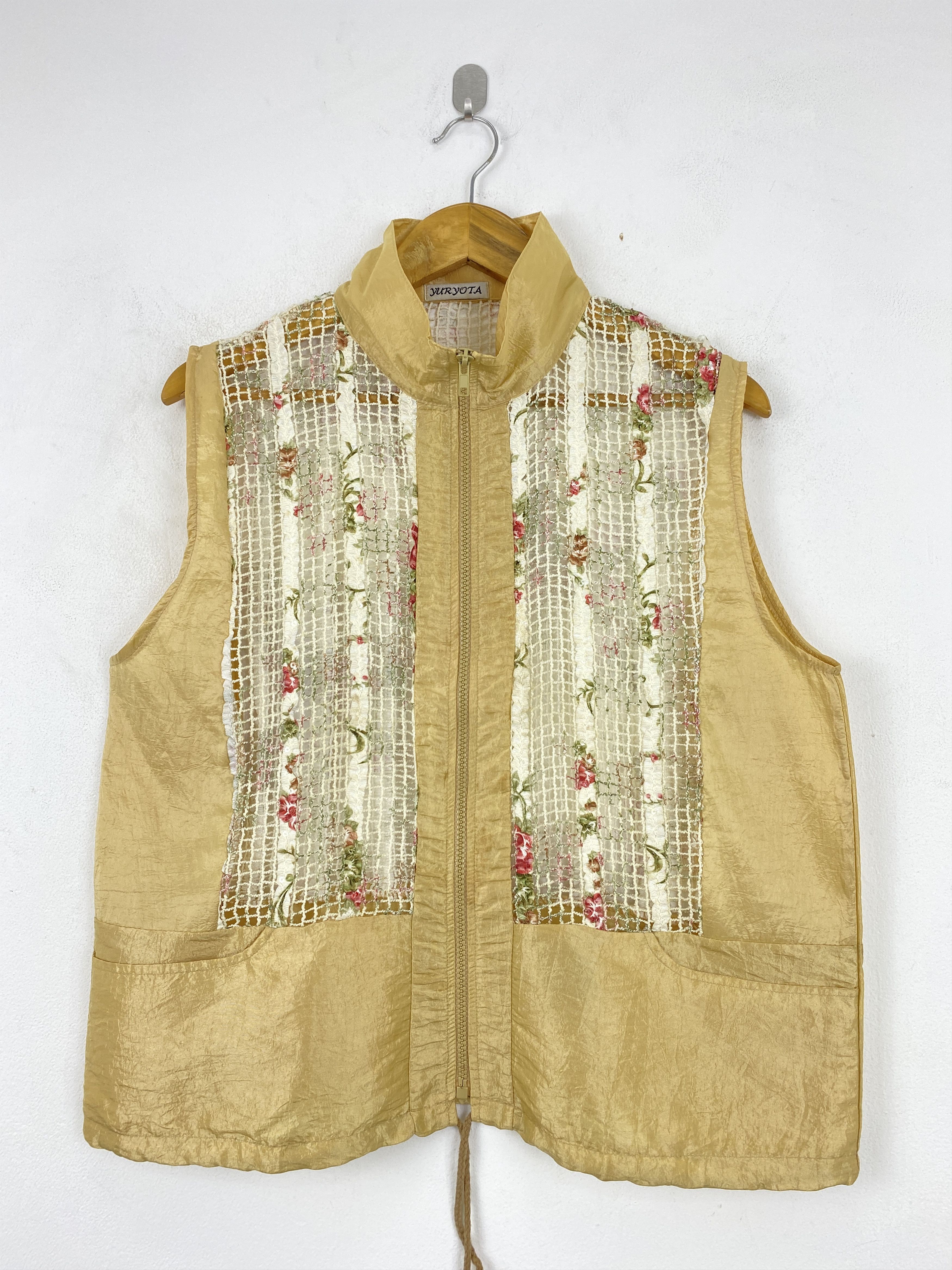 Japanese Brand Vintage Japanese Brand Yuryoya Zipper Vest Jacket JA0176 Size US L / EU 52-54 / 3 - 1 Thumbnail