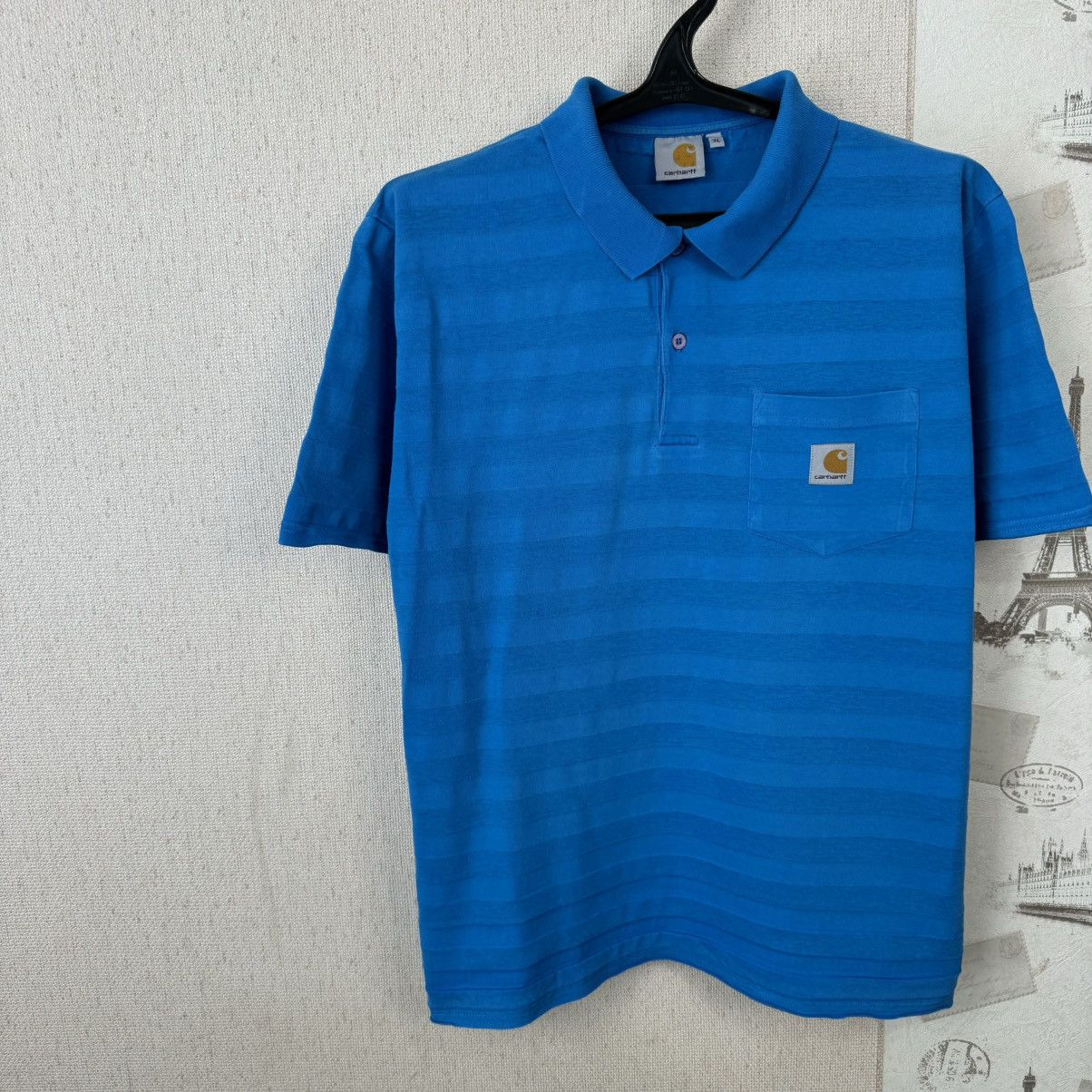 Carhartt Vintage Carhartt T shirt Polo Shirt Blue Sz XL Streetwear Size US XL / EU 56 / 4 - 5 Thumbnail
