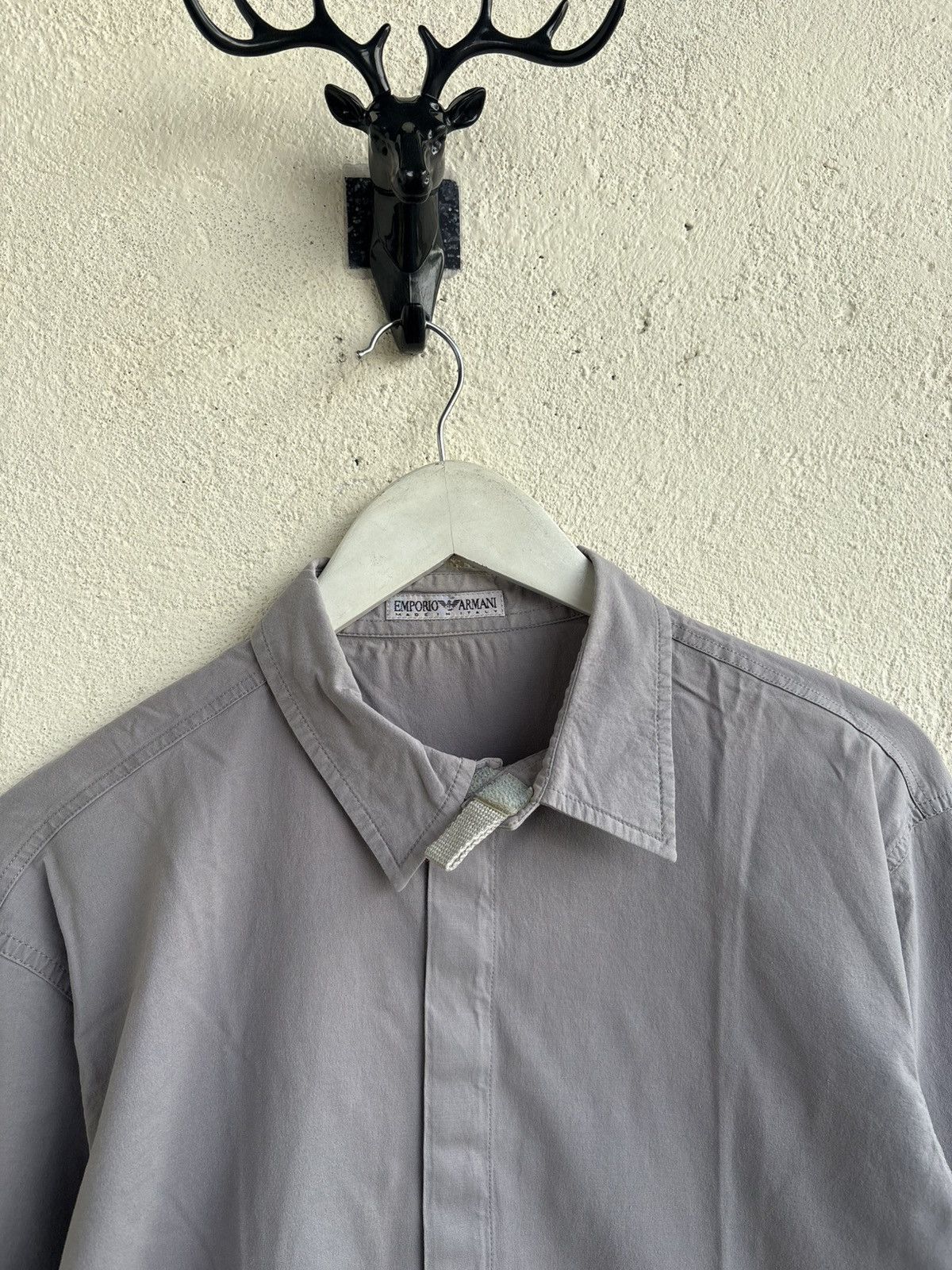 Emporio Armani 90s Archive Emporio armani velcro button up Size US M / EU 48-50 / 2 - 3 Thumbnail