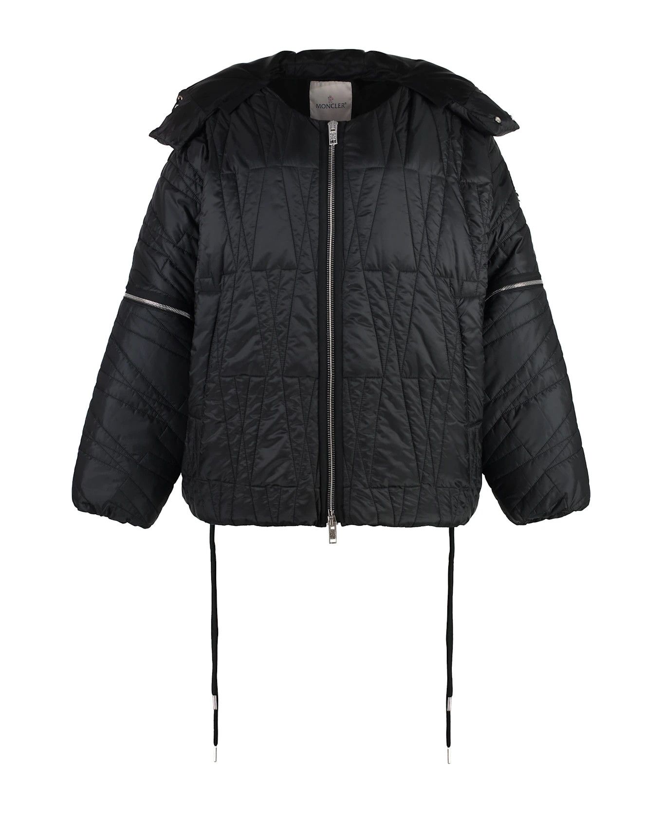Moncler o1y1125 Hooded Shell Jacket in Black Size S / US 4 / IT 40 - 1 Thumbnail