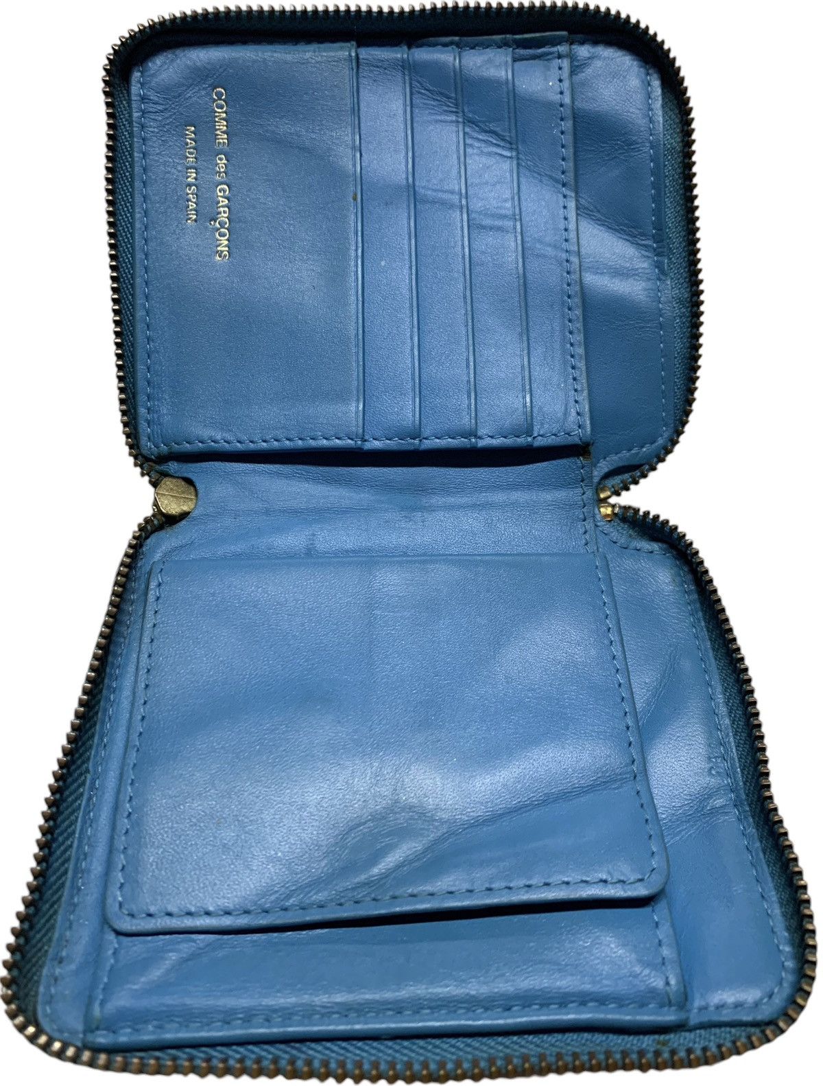 Comme des Garcons Comme des garçons blue classic wallet Size ONE SIZE - 3 Thumbnail