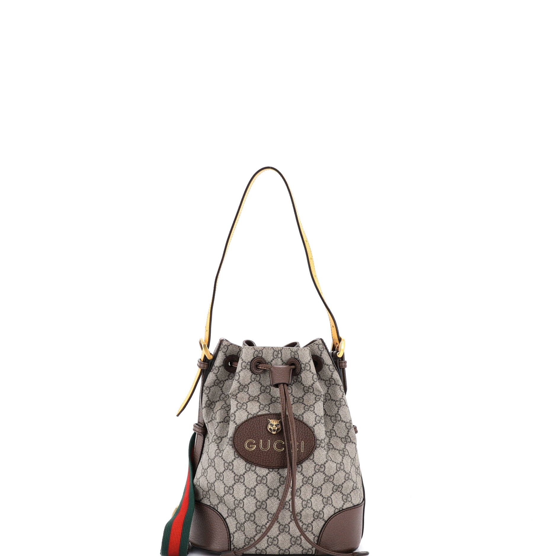 Gucci Neo Vintage Drawstring Bucket Backpack, Women's
