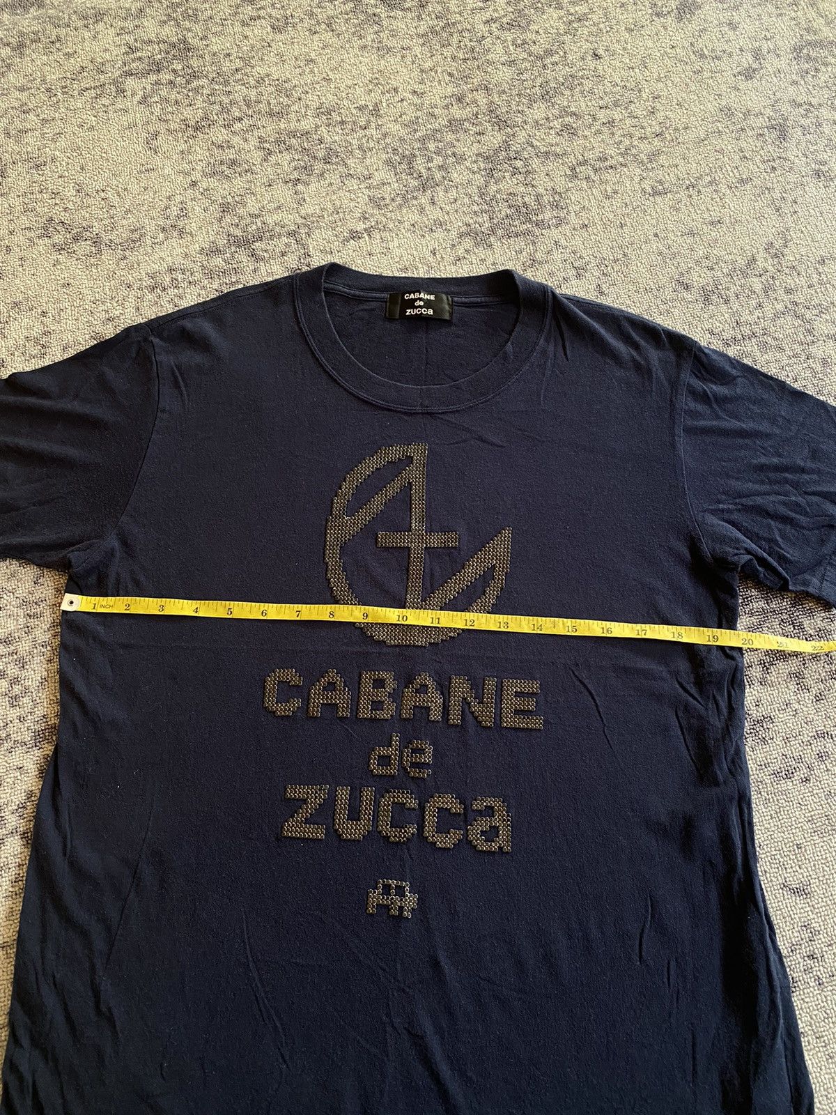 CABANE de ZUCCa × Issey Miyake × Japanese Brand Cabane de Zucca glitter tshirt Size US L / EU 52-54 / 3 - 5 Thumbnail