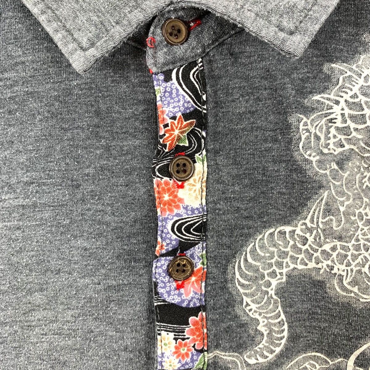 Japanese Brand Vintage Japanese Traditional DRAGON Sukajan Polo Shirt Size US XXL / EU 58 / 5 - 4 Thumbnail