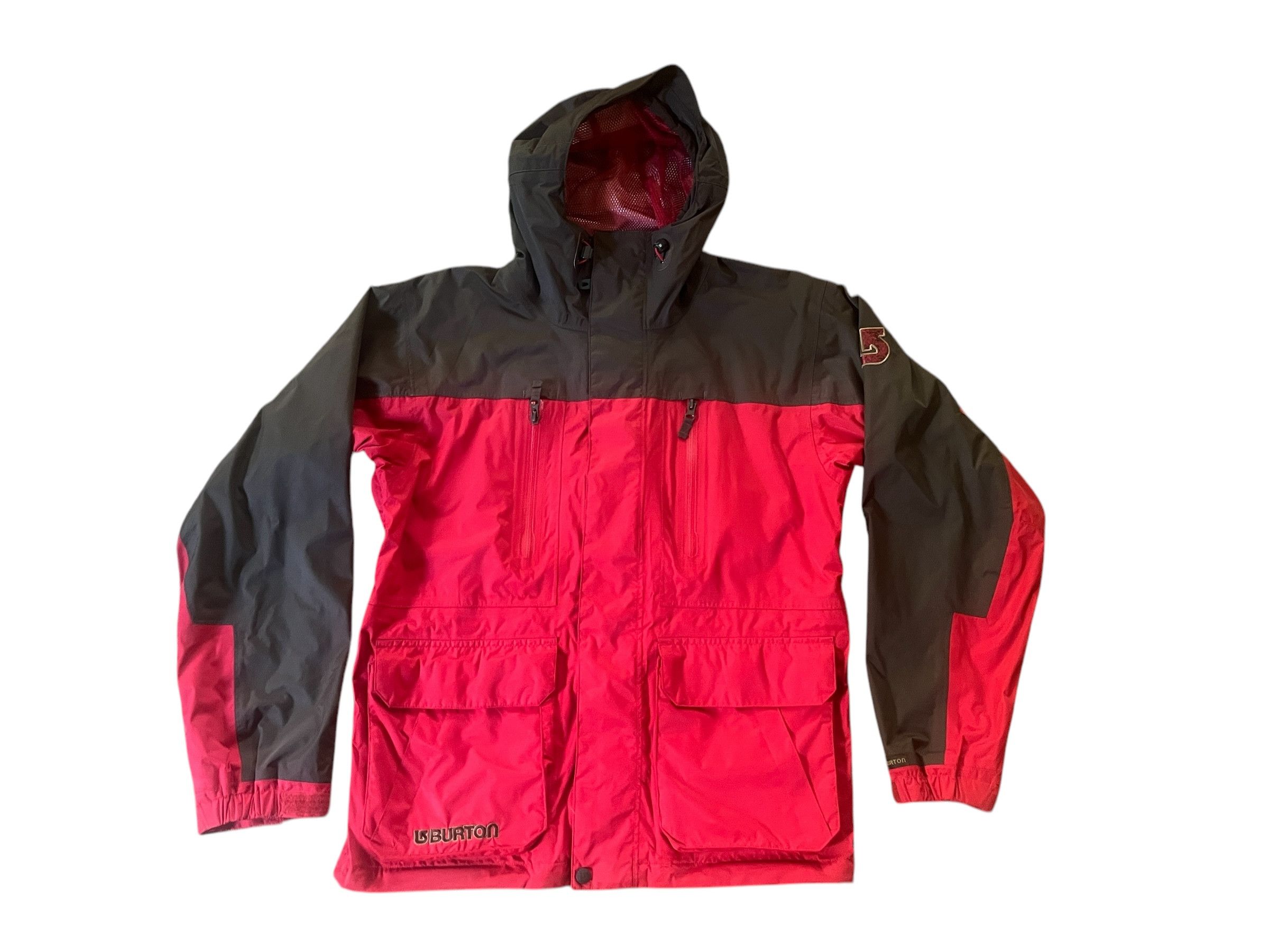 Burton Mission Technical Snowboard Jacket Red Shell