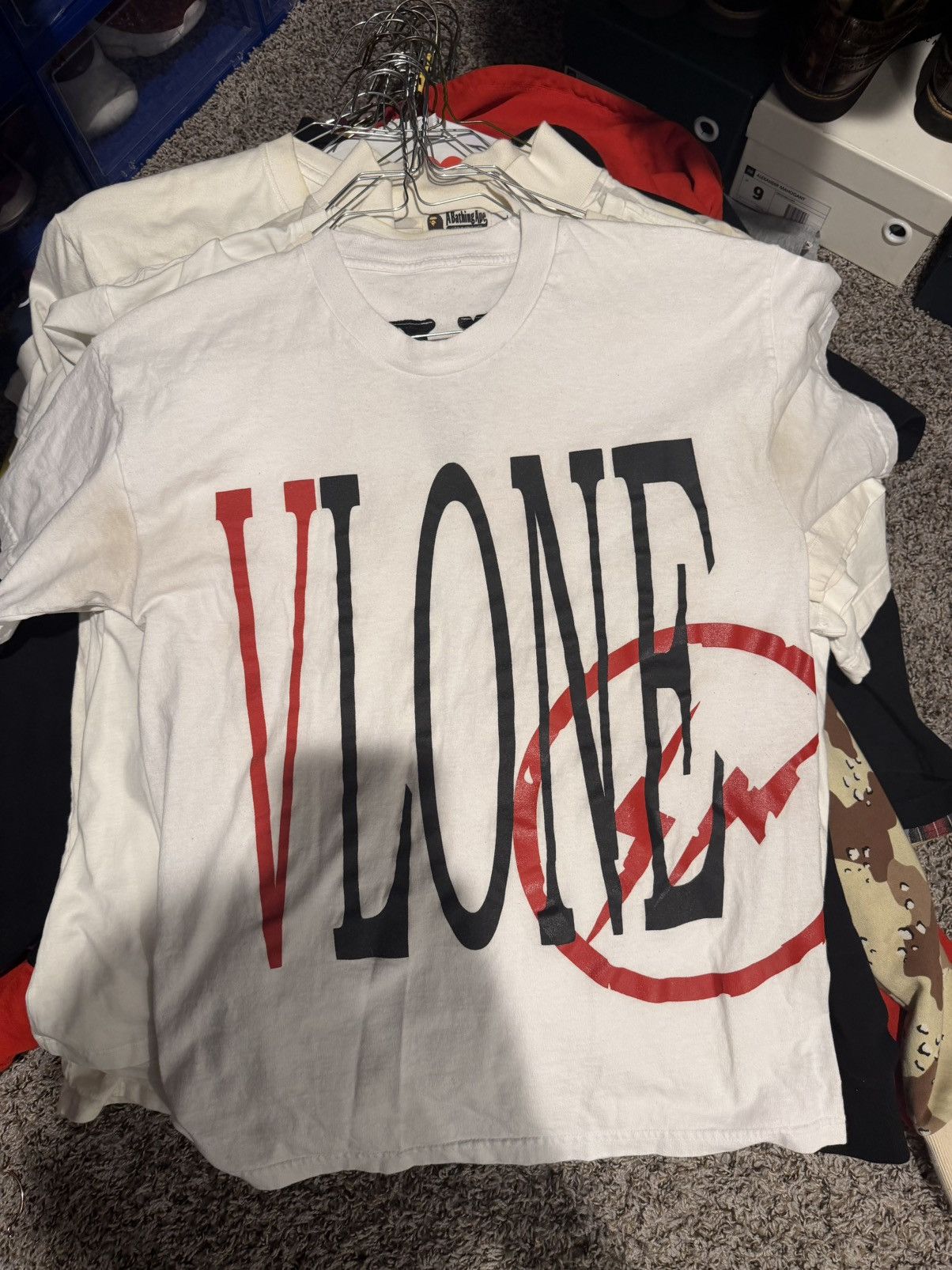 Vlone Vlone Fragment Tee Size US L / EU 52-54 / 3 - 1 Thumbnail