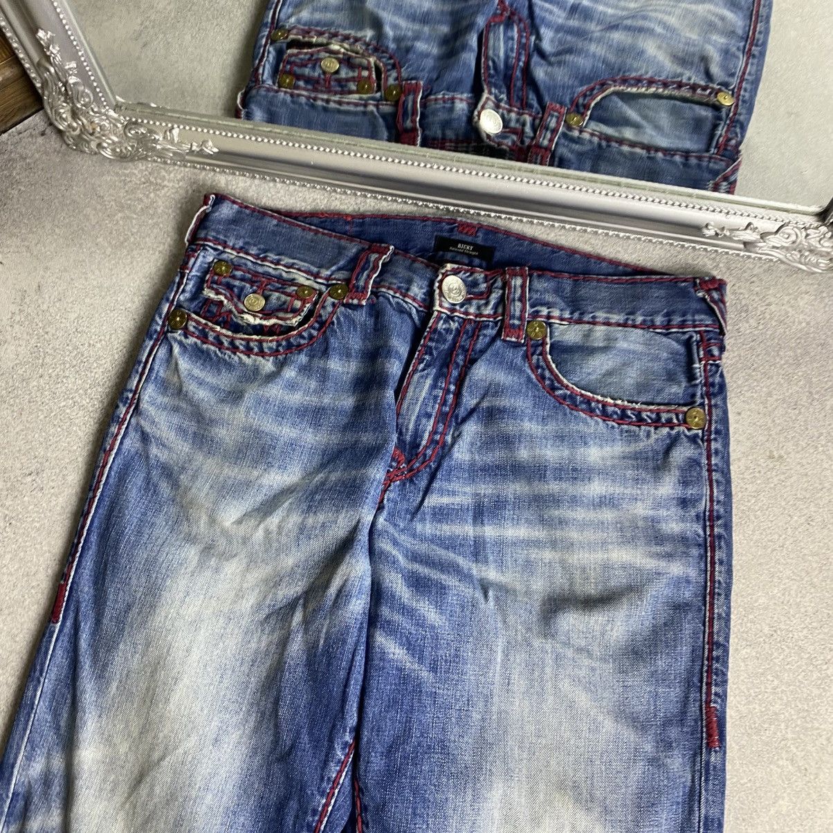 True Religion Vintage Y2K True Religion Jeans Baggy Skater Size US 34 / EU 50 - 8 Thumbnail