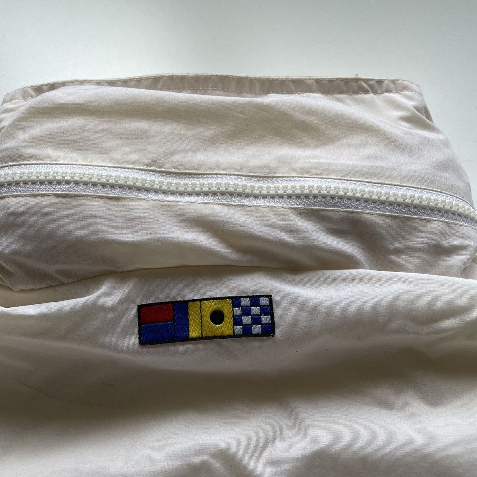 Nike × Vintage Vintage 80s Nike Windbreaker Medium Nautical Sailing White Size US M / EU 48-50 / 2 - 8 Thumbnail