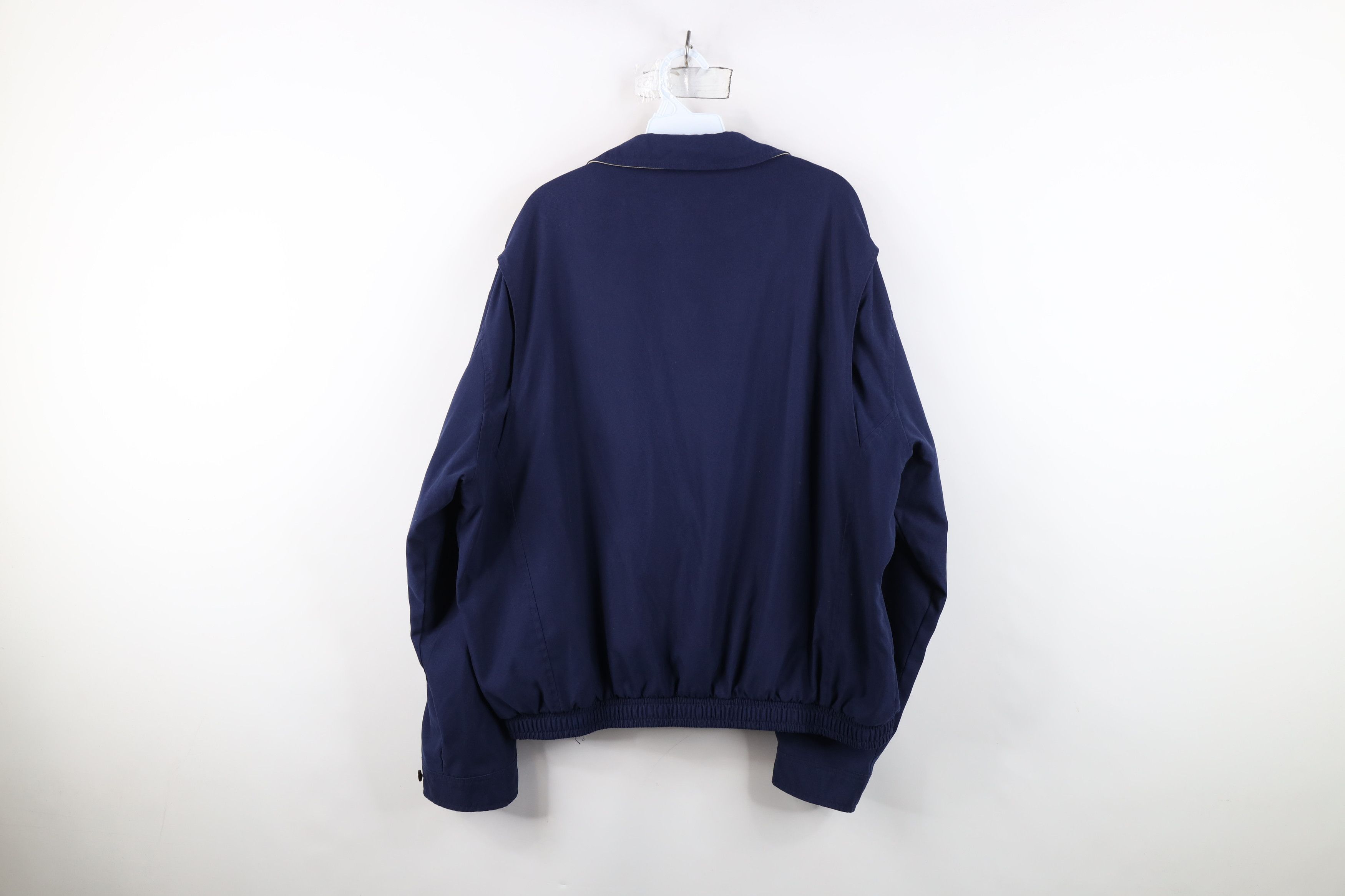 Ralph Lauren Vintage 90s Ralph Lauren Microfiber Bomber Jacket Navy Blue Size US XL / EU 56 / 4 - 13 Thumbnail