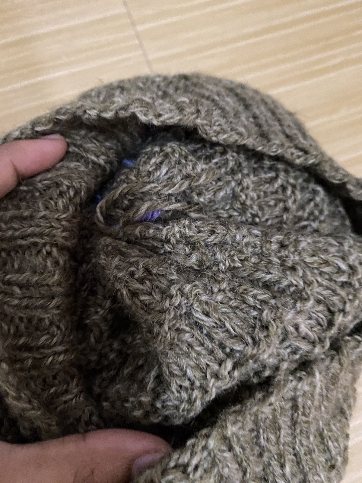 Japanese Brand × Kapital × Vintage Japanese Brand Rare Design Knit Beanie Hat Size ONE SIZE - 5 Thumbnail