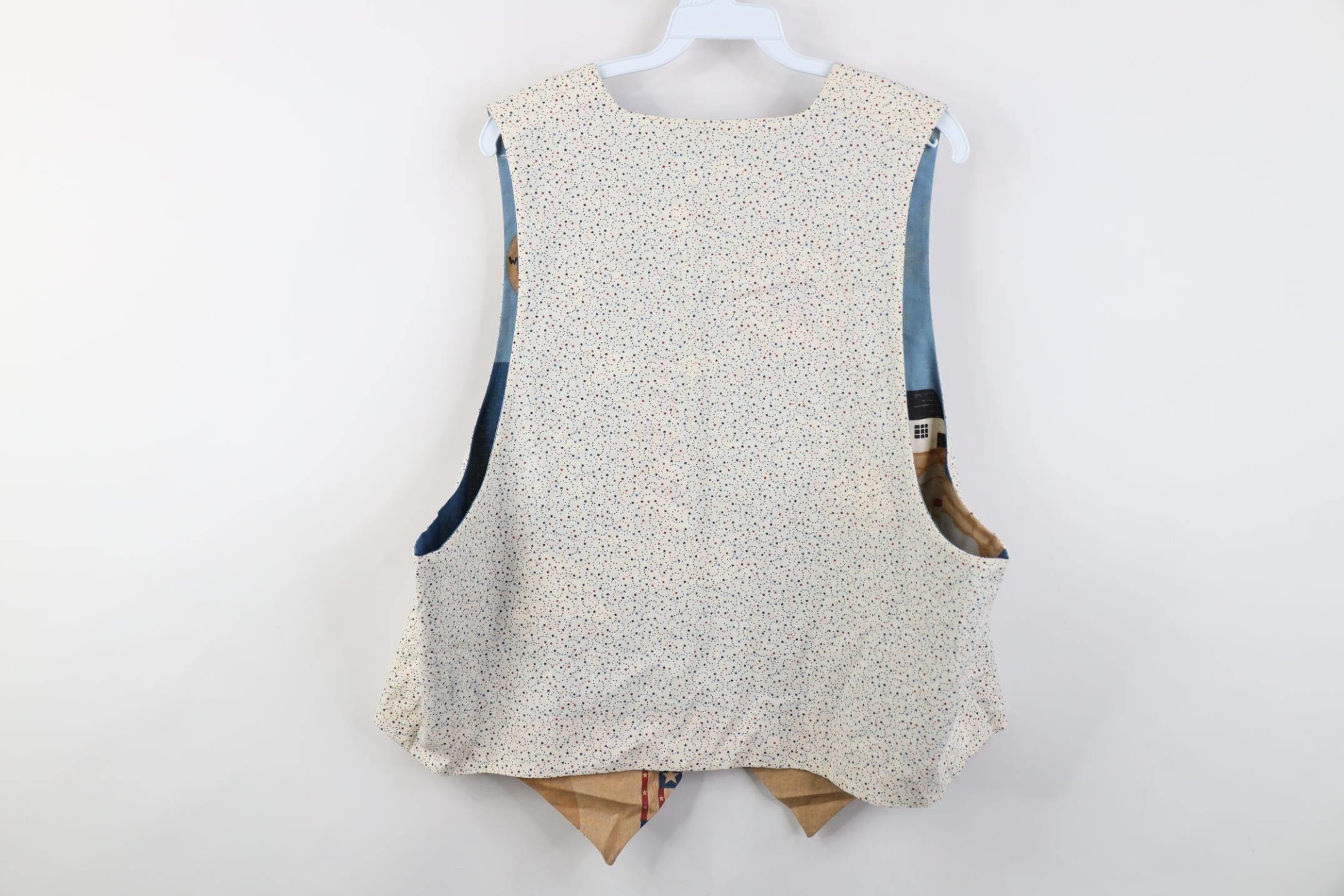 Vintage Vintage 90s Streetwear Reversible Beach Vest Jacket Size XL / US 12-14 / IT 48-50 - 12 Thumbnail