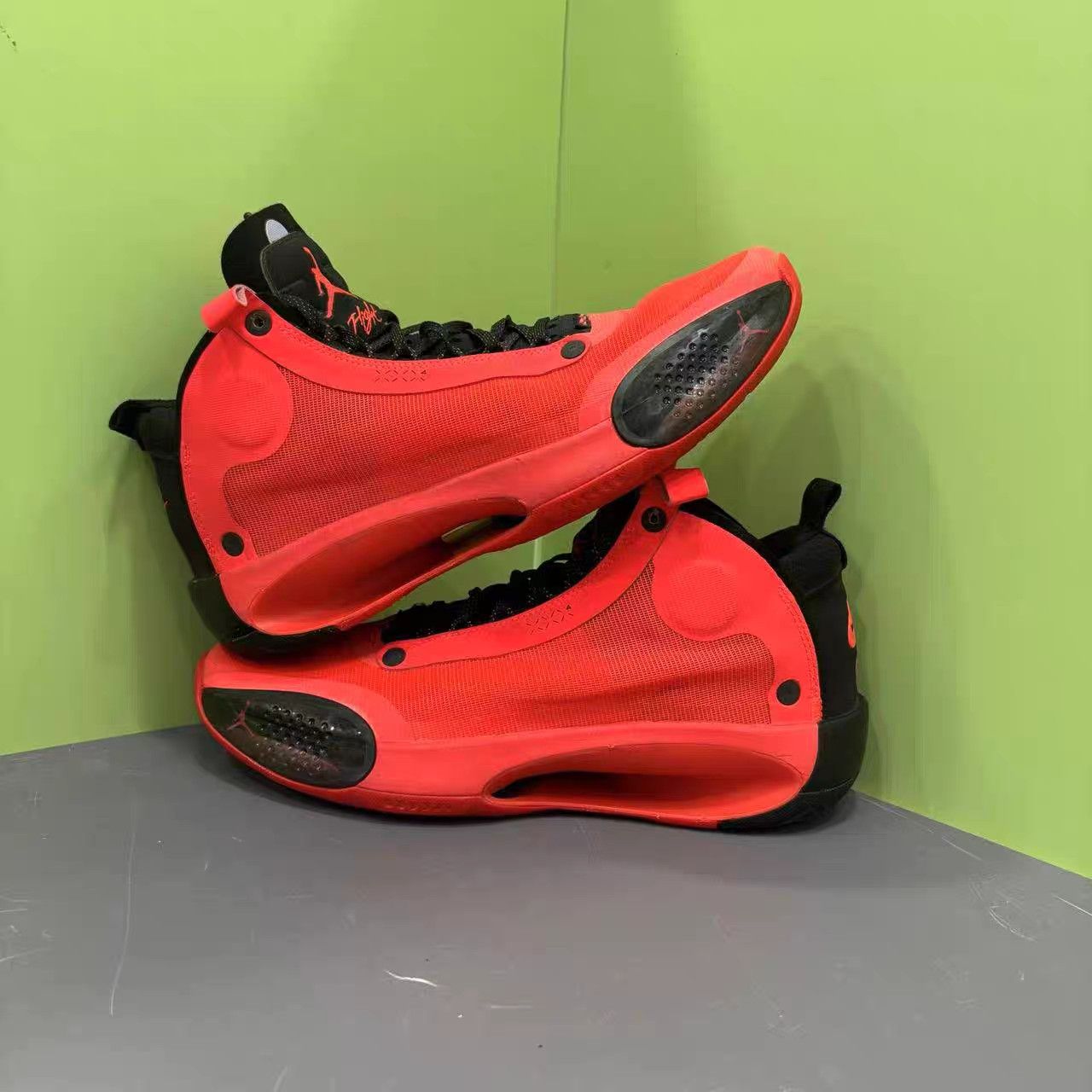 Jordan Brand Air Jordan 34 Mid Top Basketball Shoes K15 Size US 12 / EU 45 - 6 Thumbnail