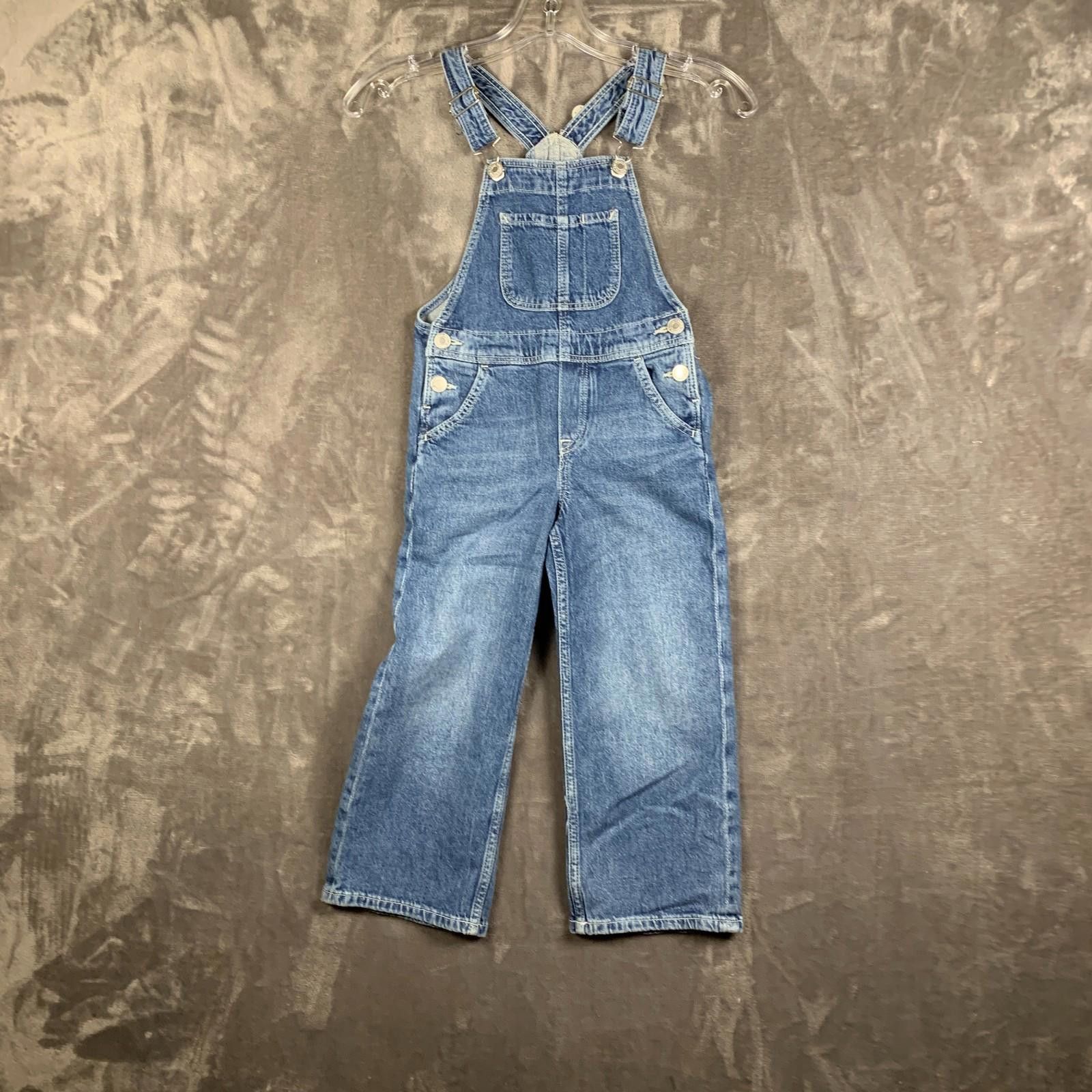 H&M NEW H&M Demin Overalls Boys Size 5T Carpenter Wide Leg (381) Size US 26 / EU 42 - 1 Thumbnail