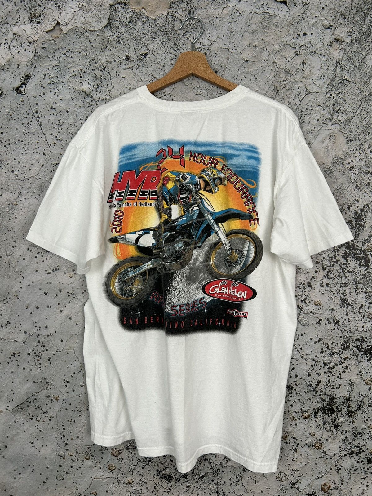 Vintage Vintage Motocross Racing Graphic Tee Endurance Size US XL / EU 56 / 4 - 1 Thumbnail